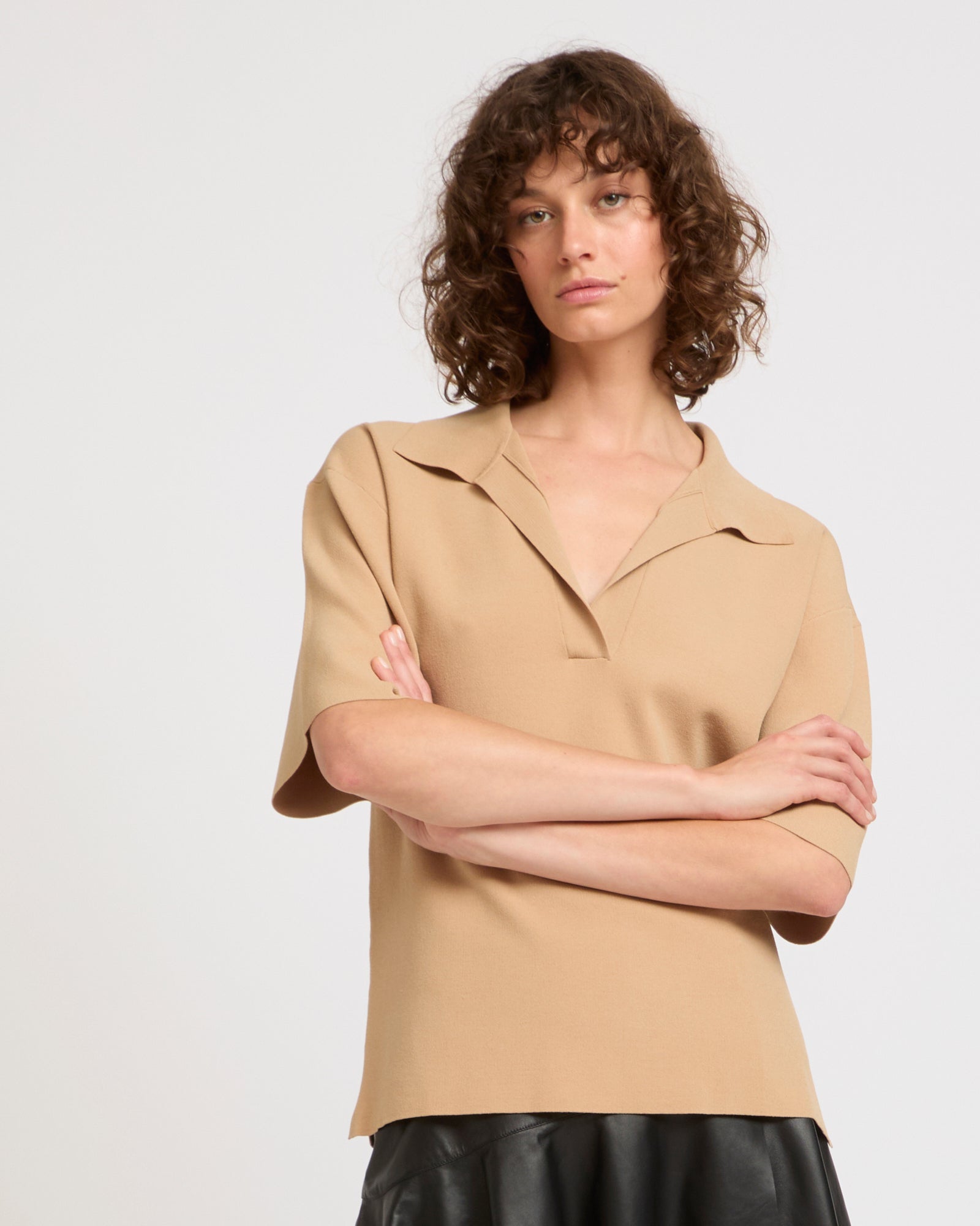 Polo en maille -Yves salomon - Nouvelle collection Printemps Été