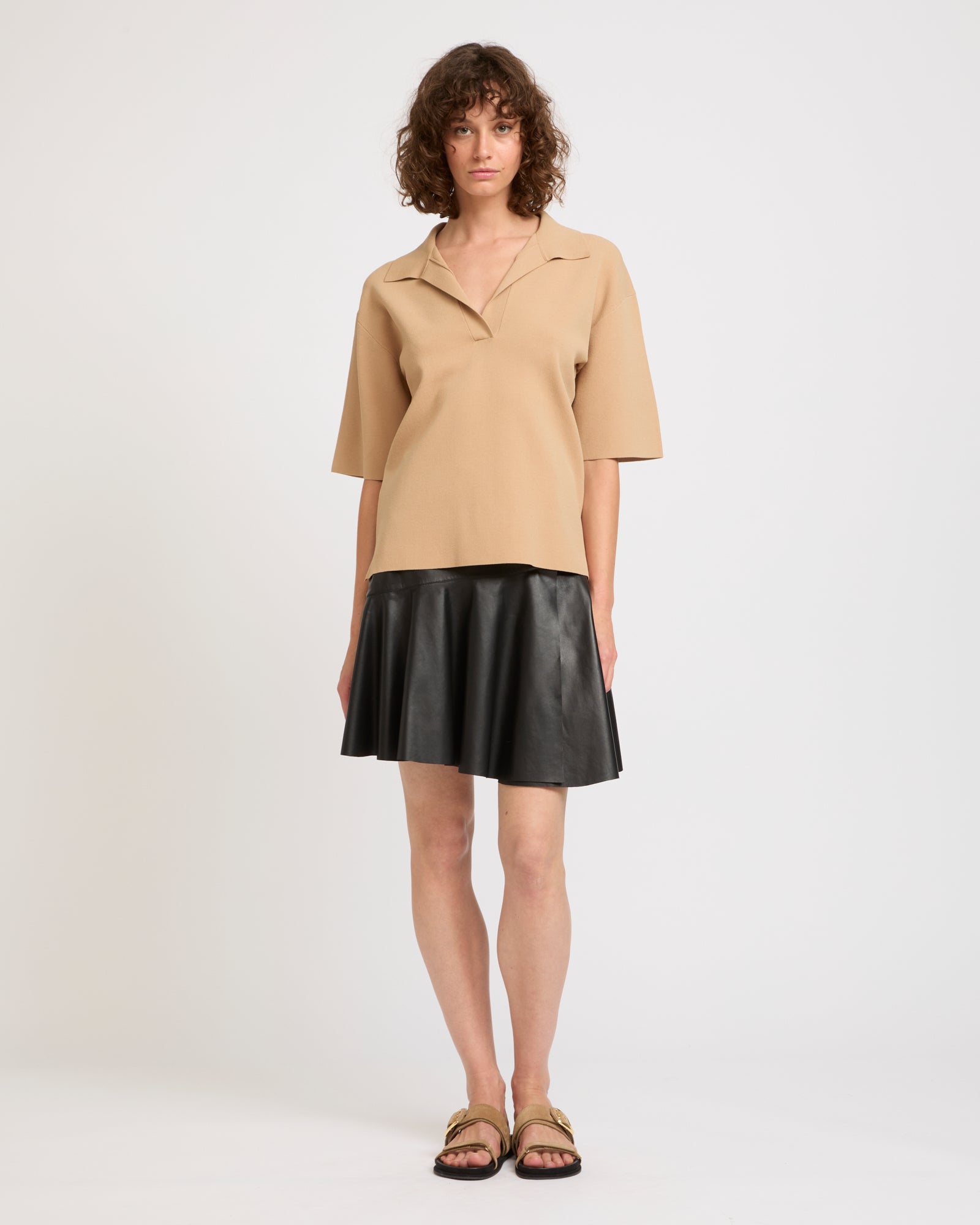 Polo en maille -Yves salomon - Nouvelle collection Printemps Été