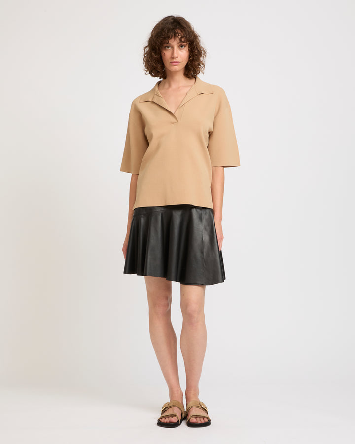 Polo en maille -Yves salomon - Nouvelle collection Printemps Été