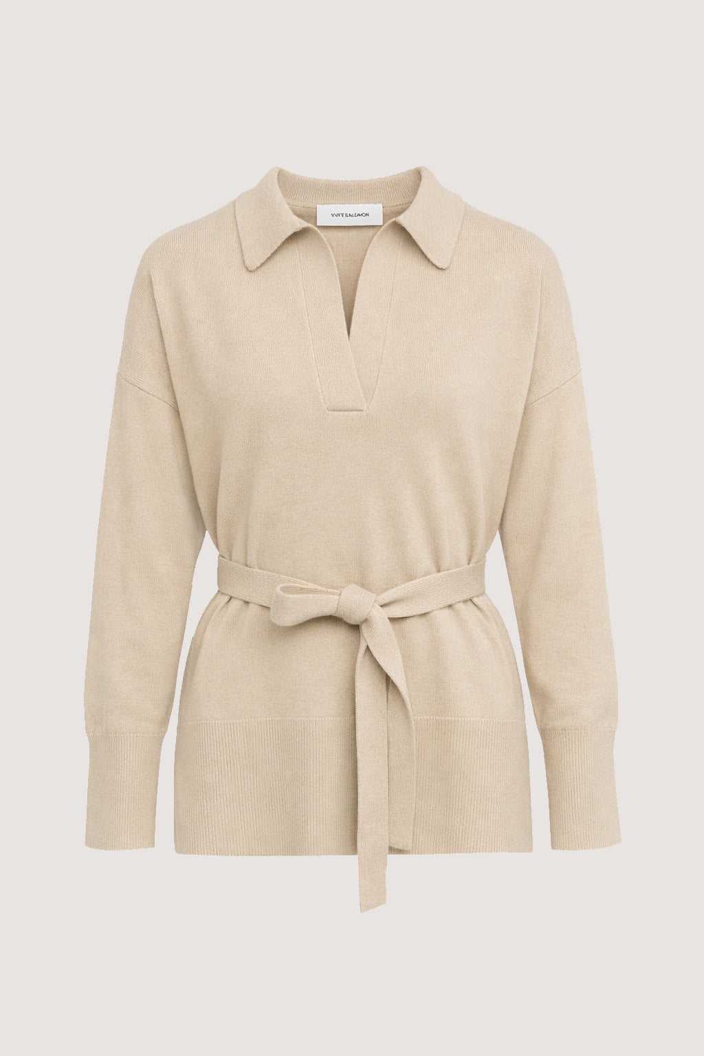 Polo en maille mérinos -Yves salomon - Nouvelle collection Printemps Été