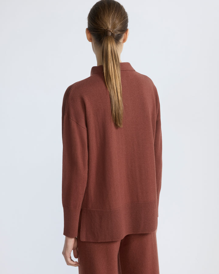 Polo en maille mérinos