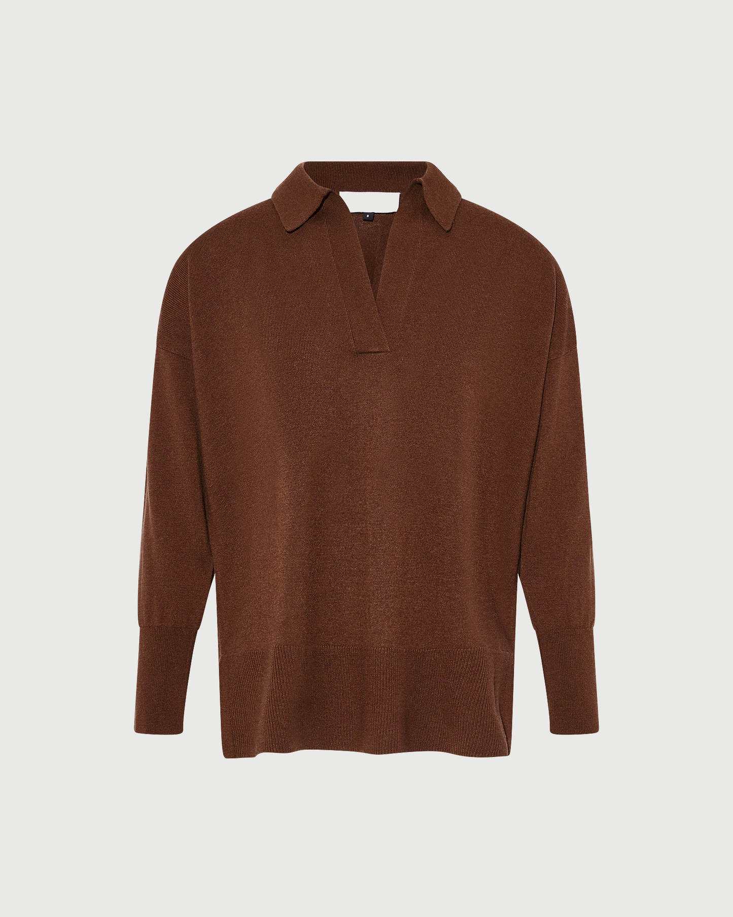 Polo en maille mérinos- Yves Salomon - Nouvelle collection Automne Hiver