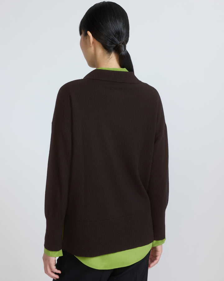 Polo en maille mérinos