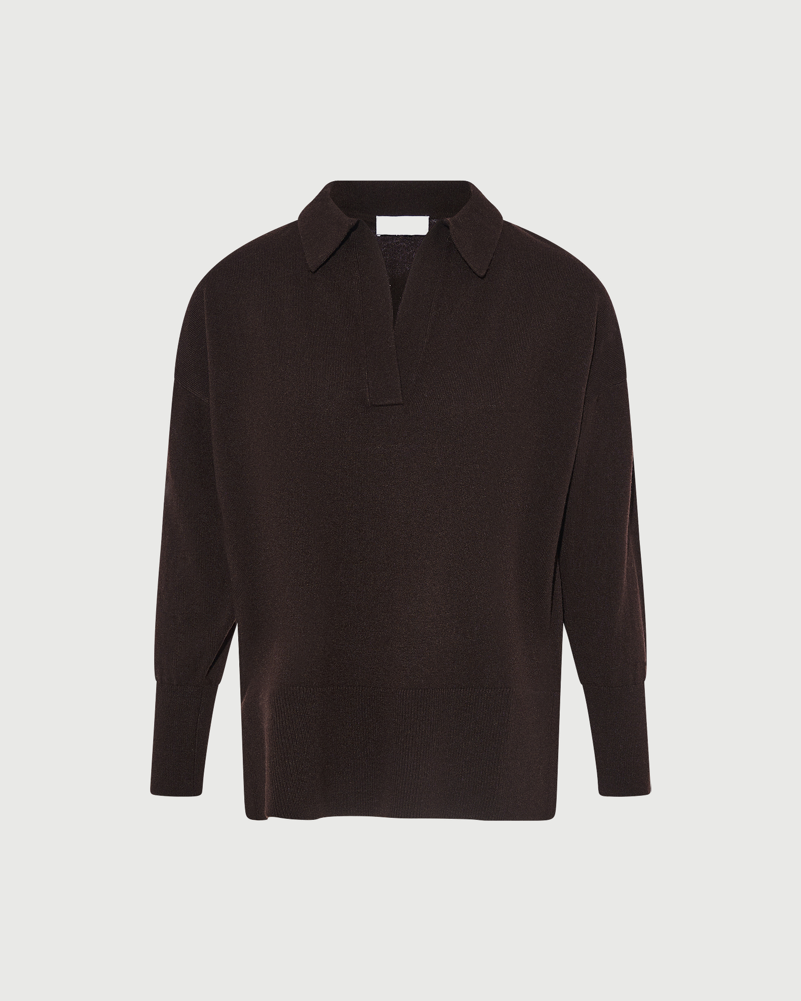 Polo en maille mérinos- Yves Salomon - Nouvelle collection Automne Hiver