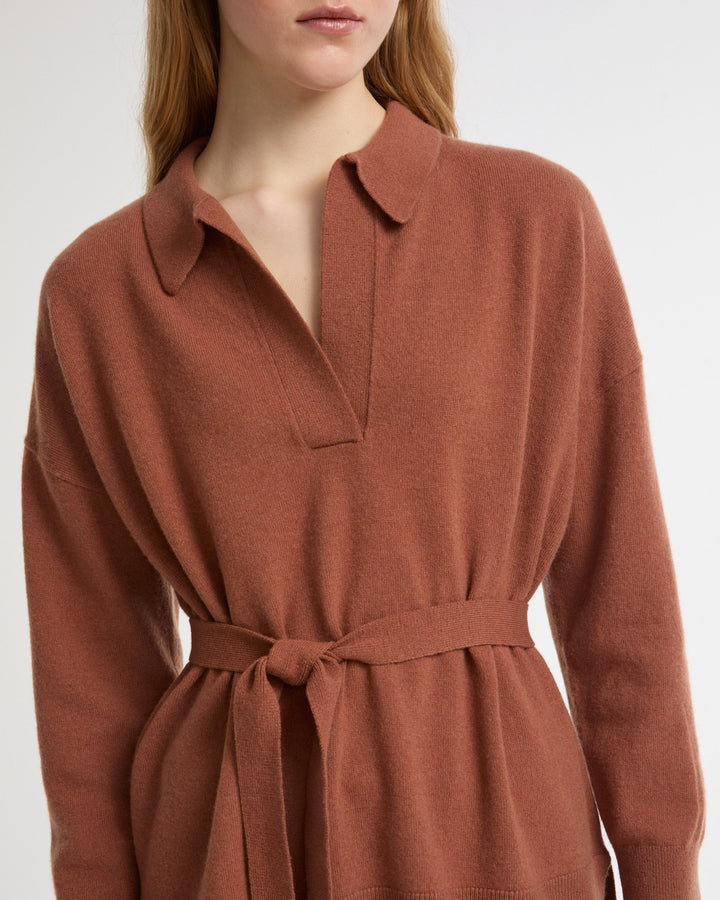 Polo en maille mérinos -Yves salomon - Nouvelle collection Printemps Été