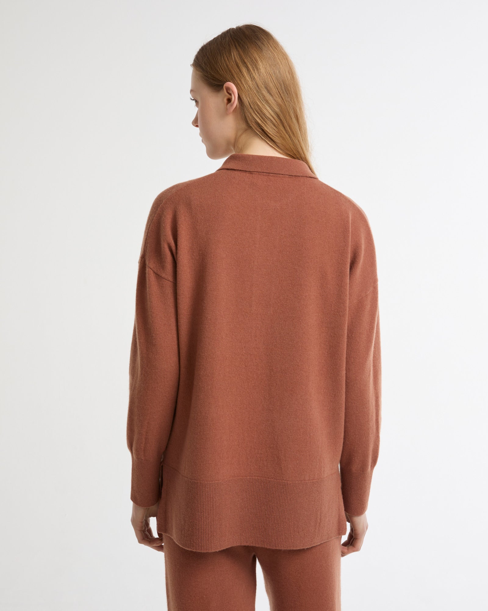 Polo en maille mérinos -Yves salomon - Nouvelle collection Printemps Été