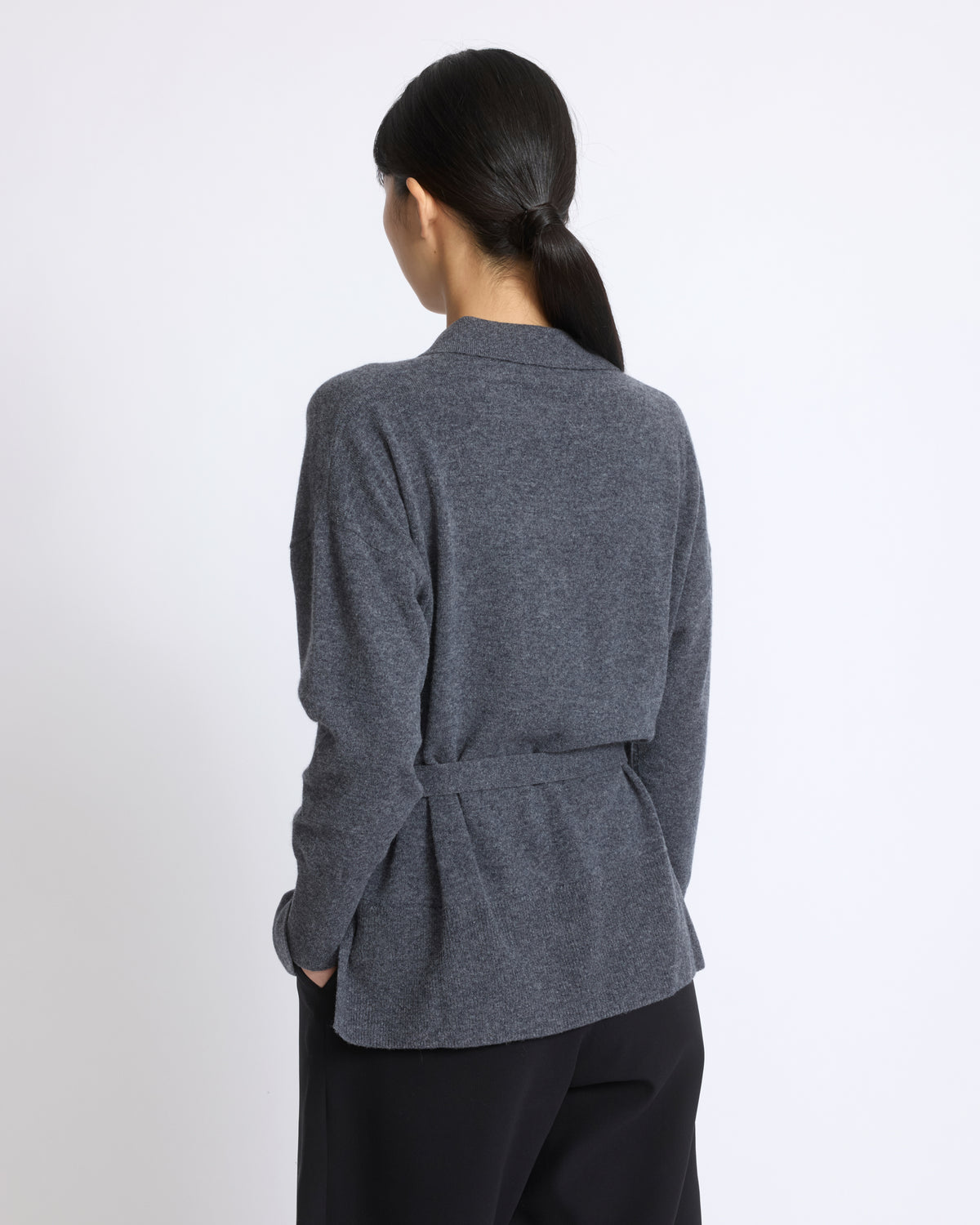 Polo en maille mérinos - Yves Salomon - Nouvelle collection Automne Hiver