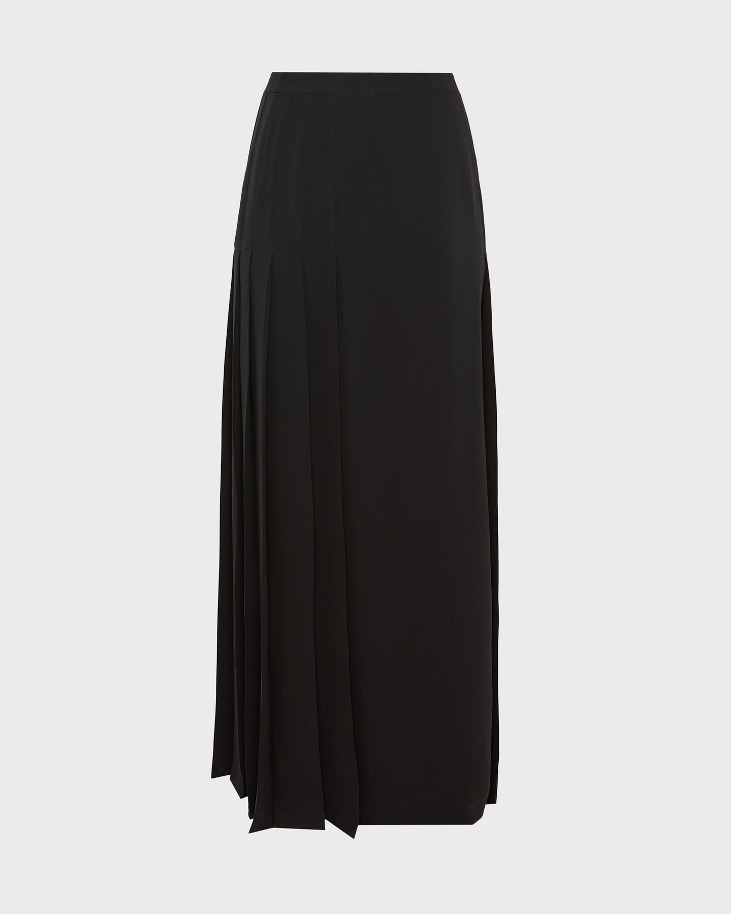 Silk crepe wrap skirt
