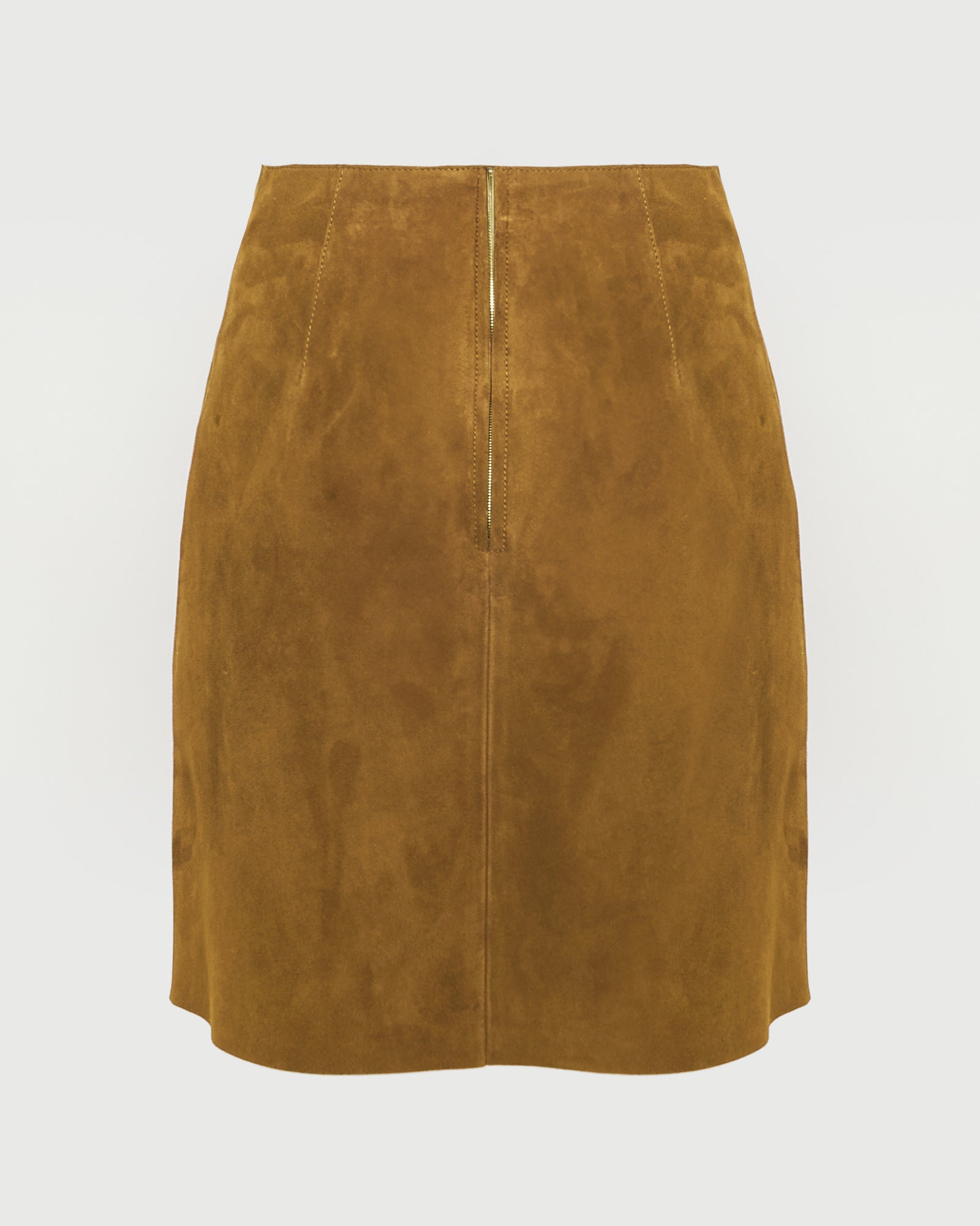Jupe courte en cuir d'agneau double face -Yves salomon - Nouvelle collection Printemps Été
