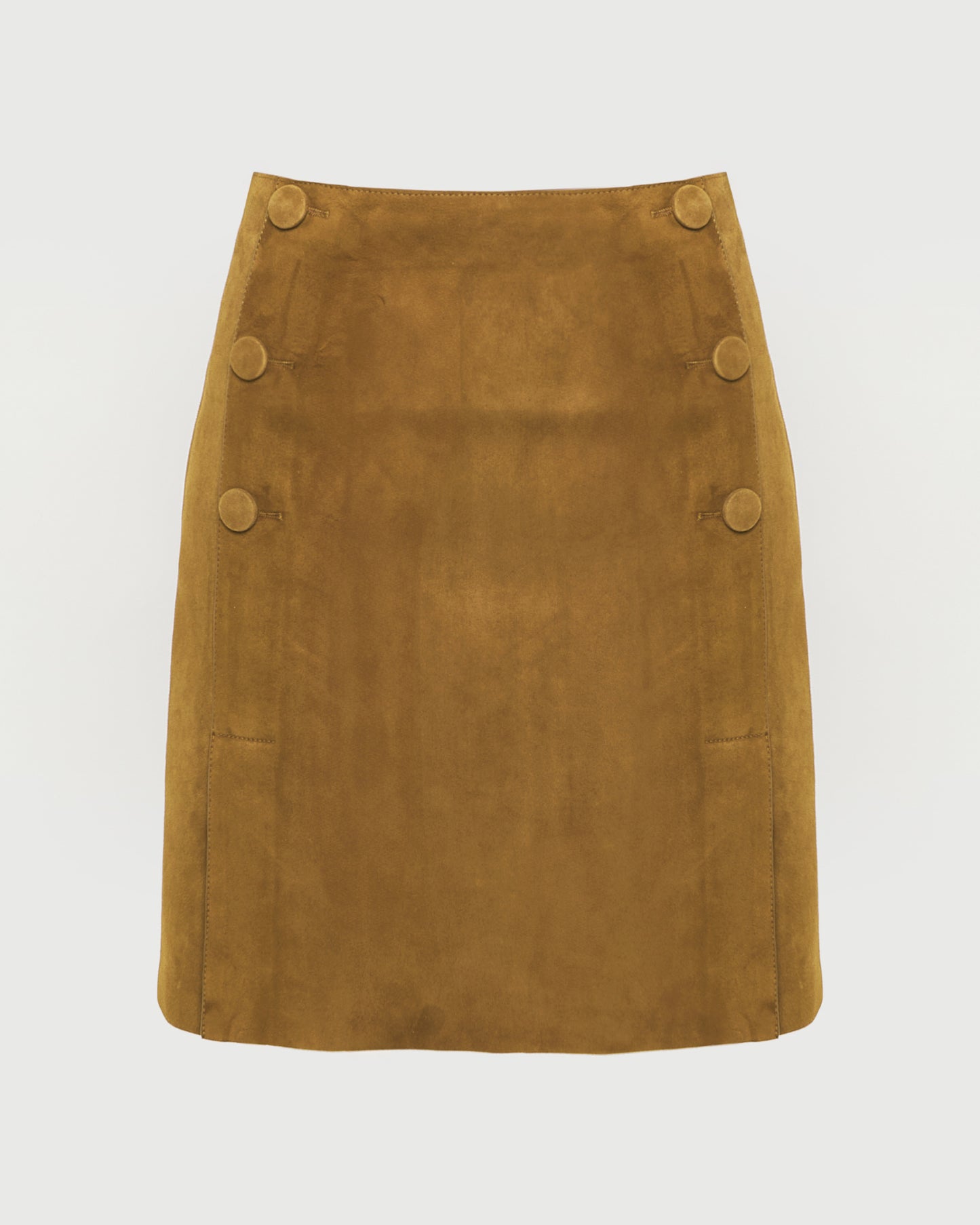 Jupe courte en cuir d'agneau double face -Yves salomon - Nouvelle collection Printemps Été
