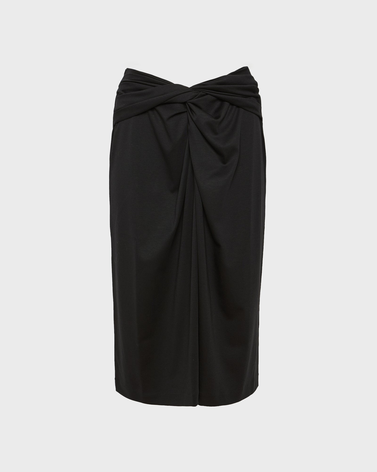 Jupe en jersey de soie drapée -Yves salomon - Nouvelle collection Printemps Été