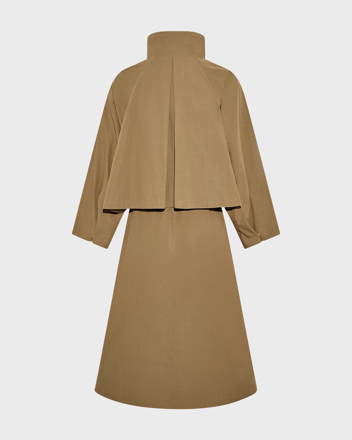 Manteau oversize long en coton style trench -Yves salomon - Nouvelle collection Printemps Été