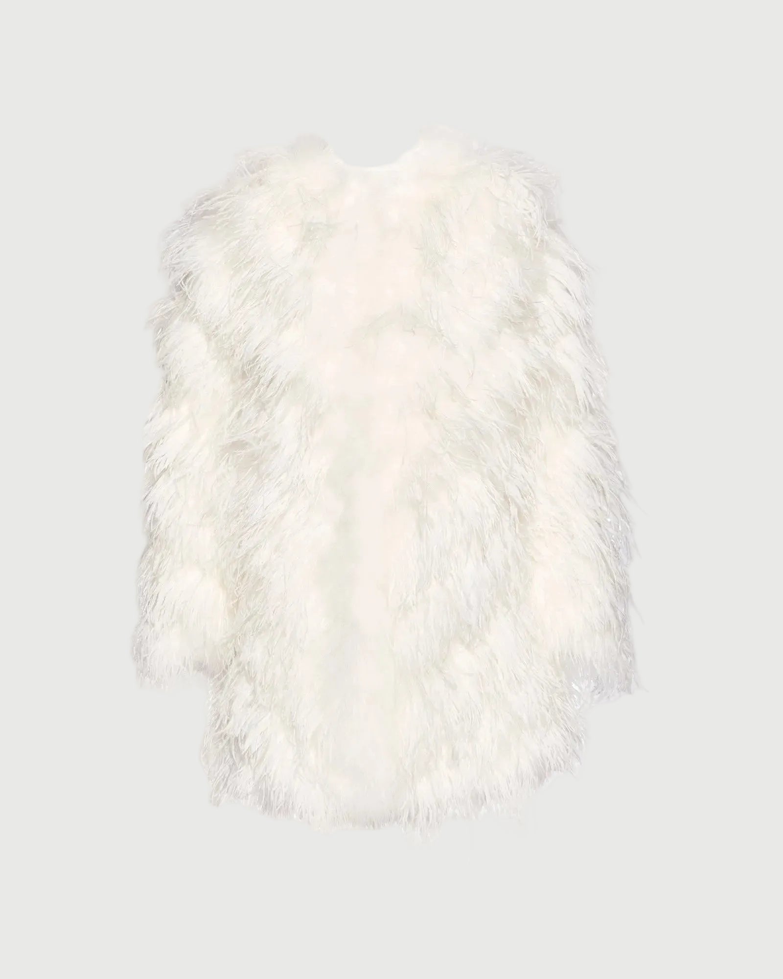 Manteau en plumes -Yves salomon - Nouvelle collection Printemps Été