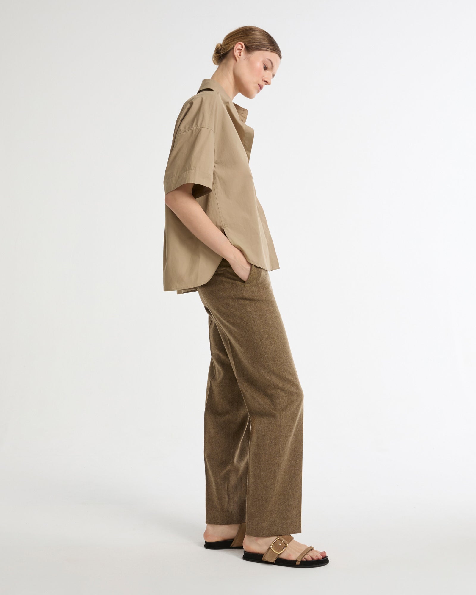 Pantalon tailleur en cachemire -Yves salomon - Nouvelle collection Printemps Été