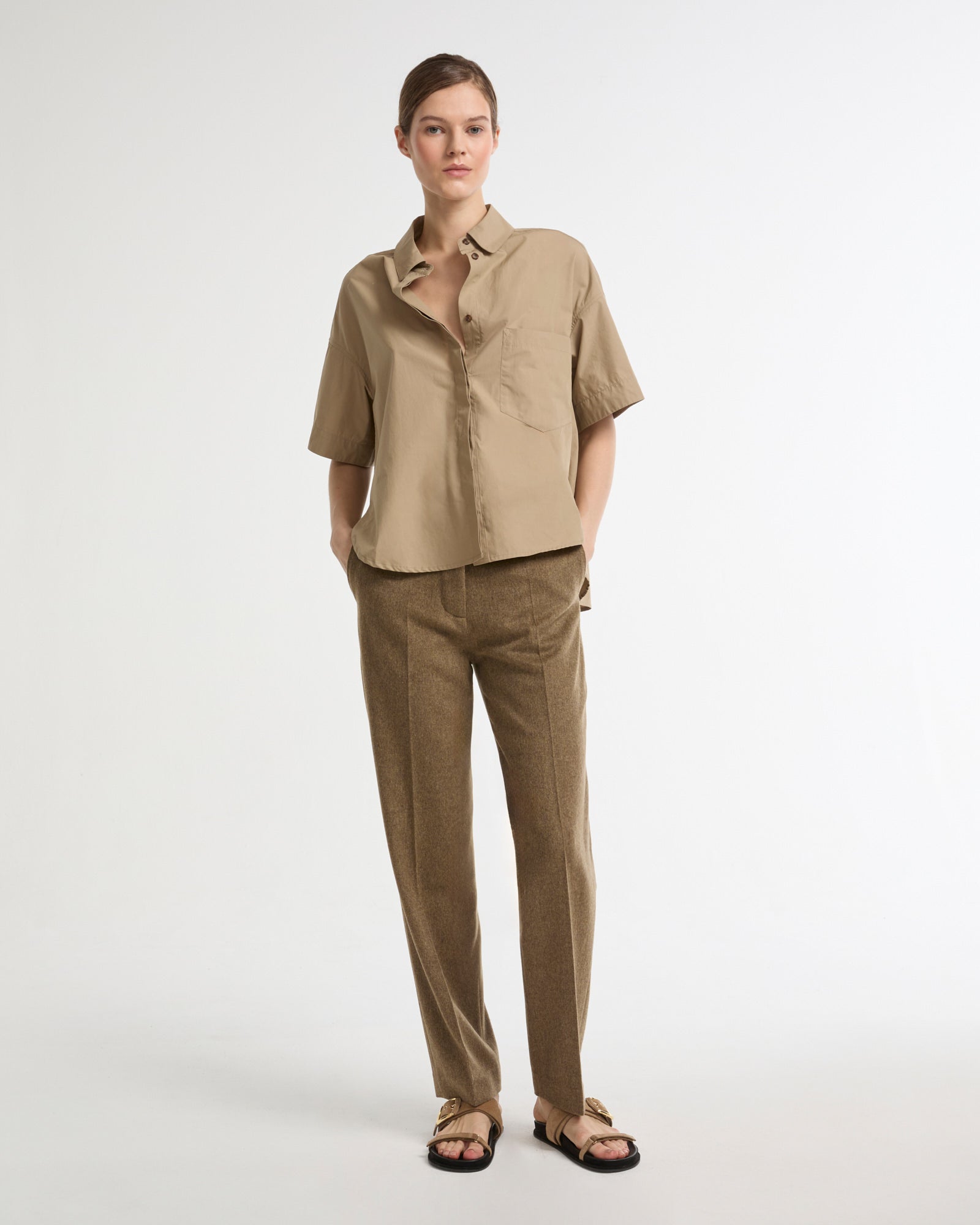 Pantalon tailleur en cachemire -Yves salomon - Nouvelle collection Printemps Été