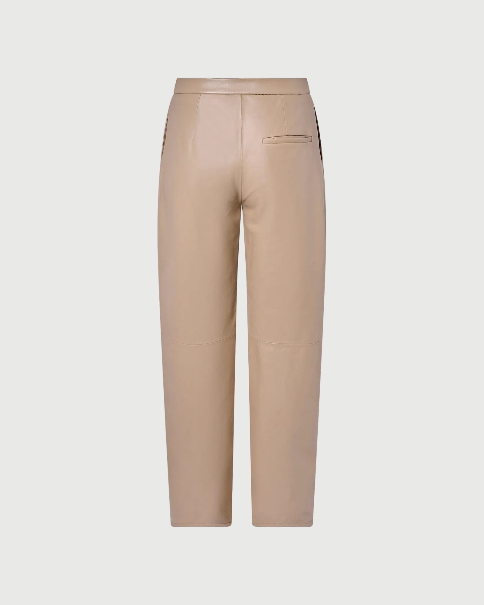 Pantalon tailleur en cuir d'agneau -Yves salomon - Nouvelle collection Printemps Été