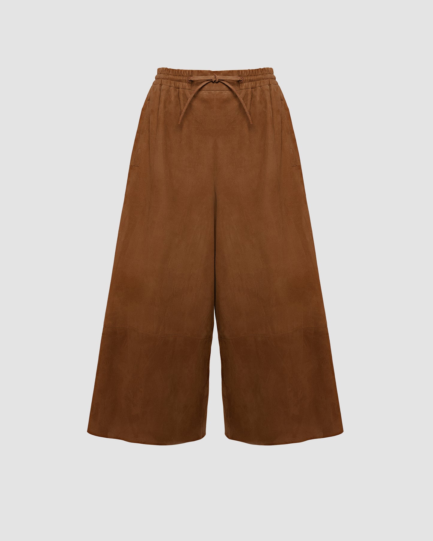 NE PAS METTRE EN LIGNE Pantalon ample en veau velours -Yves salomon - Nouvelle collection Printemps Été