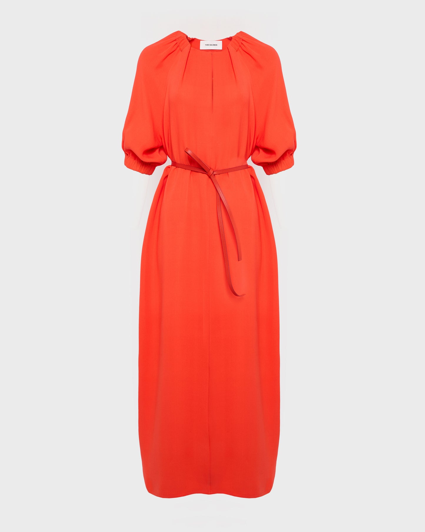 Soldes Robe fluide en crêpe de soie -Yves salomon - Nouvelle collection Printemps Été