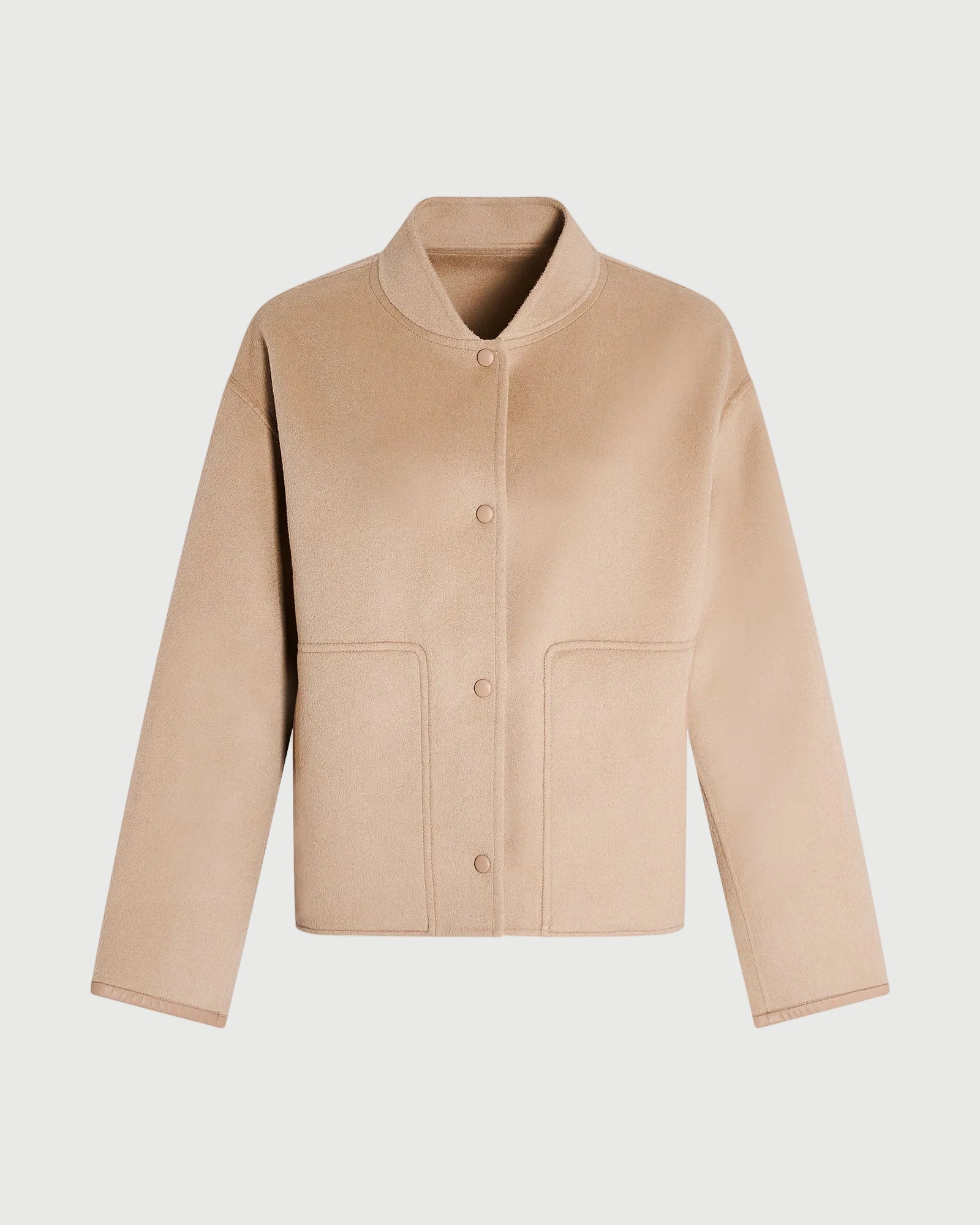 Veste teddy en lainage cachemire double face -Yves salomon - Nouvelle collection Printemps Été