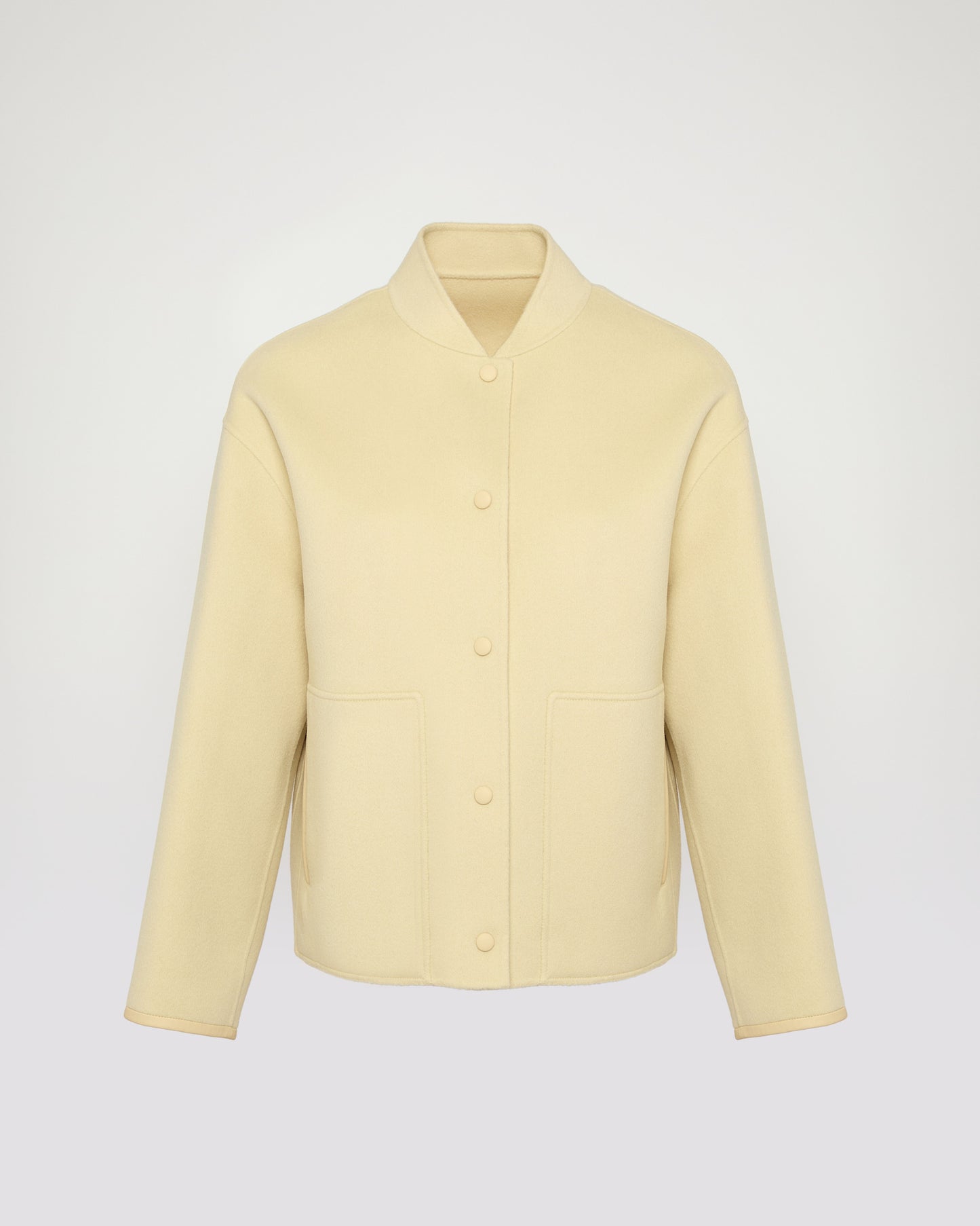 Soldes Veste teddy en lainage cachemire double face -Yves salomon - Nouvelle collection Printemps Été