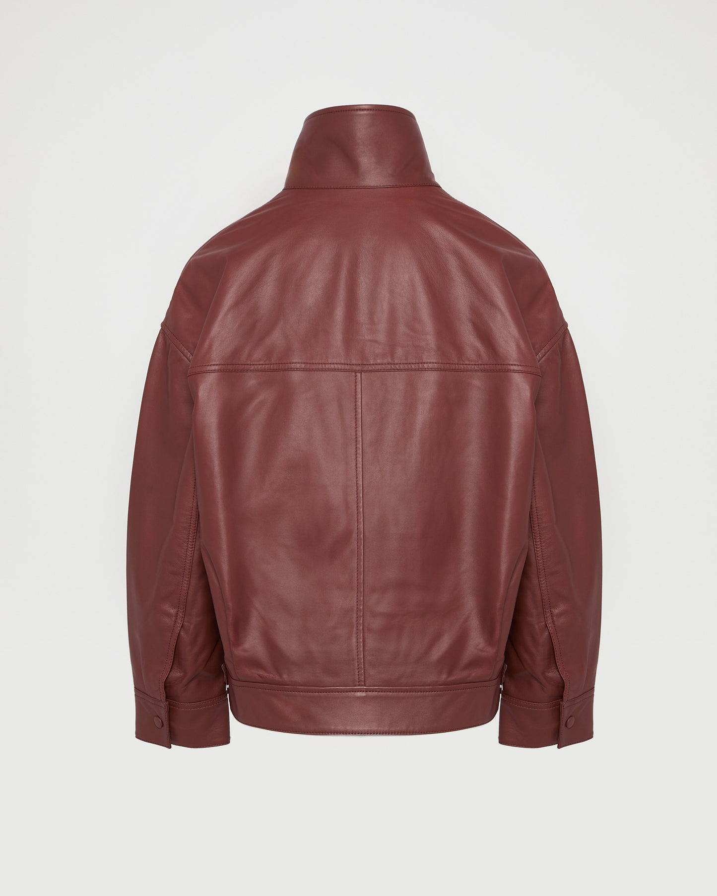 Veste courte en cuir d'agneau -Yves salomon - Nouvelle collection Printemps Été