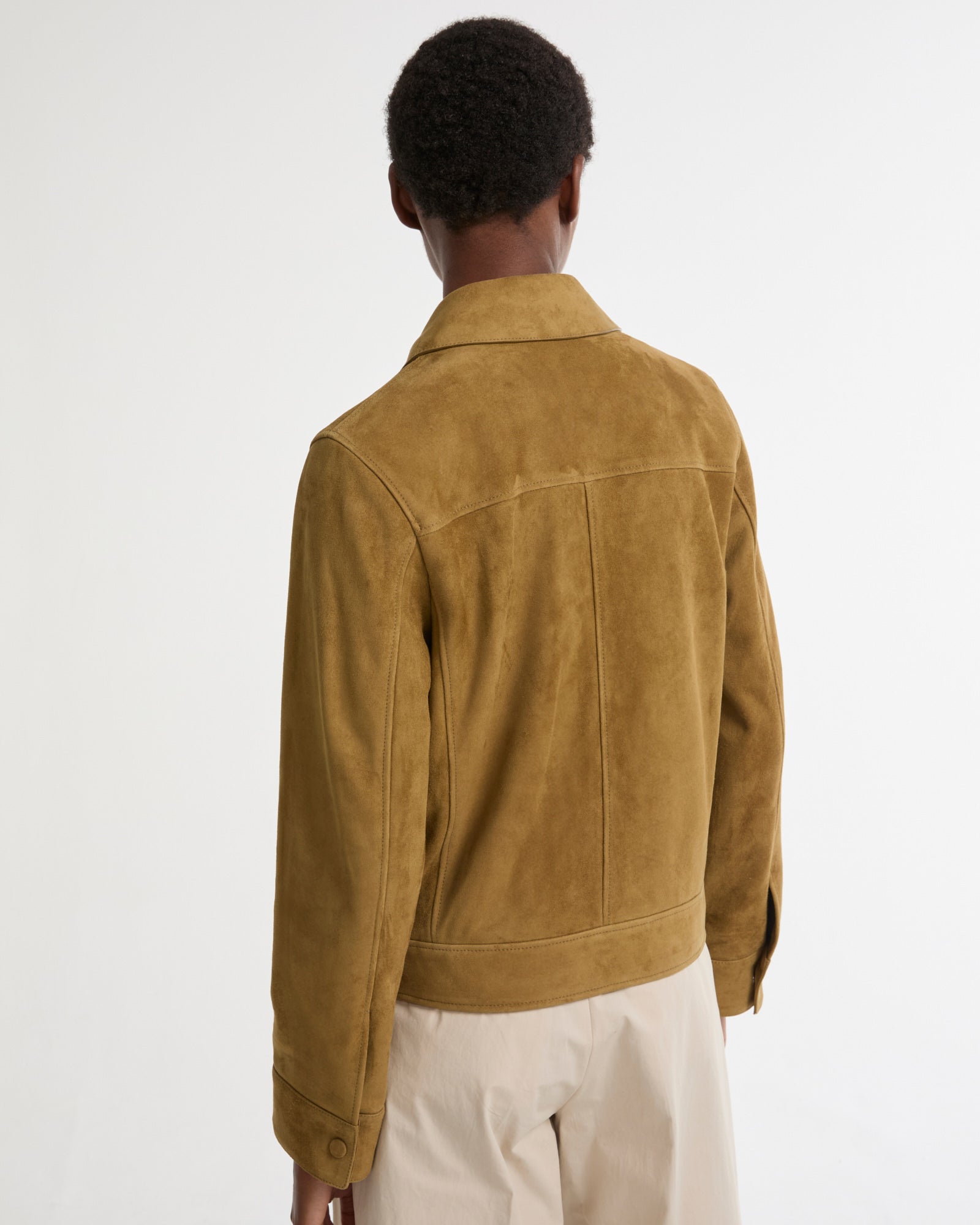 Veste en agneau double face -Yves salomon - Nouvelle collection Printemps Été