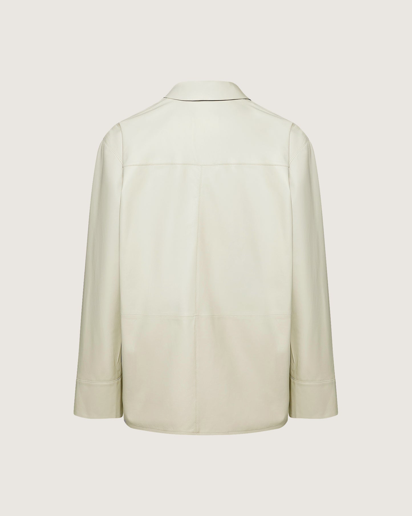 Veste en cuir d'agneau -Yves salomon - Nouvelle collection Printemps Été