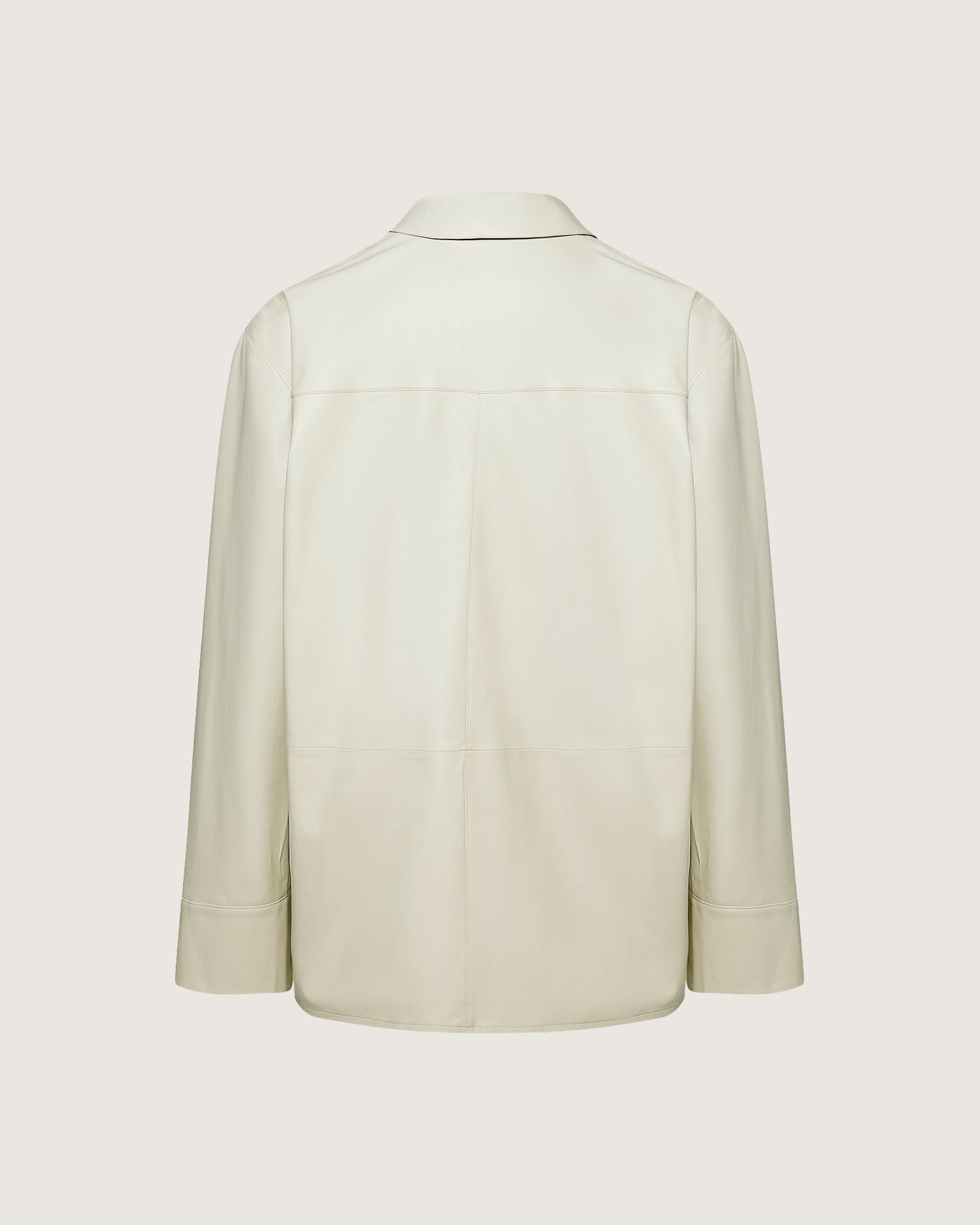 Veste en cuir d'agneau -Yves salomon - Nouvelle collection Printemps Été