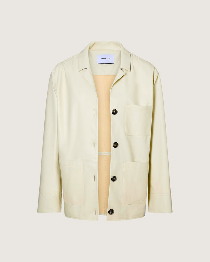 Veste en cuir d'agneau