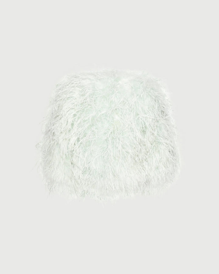 Short Ostrich Feather Jacket