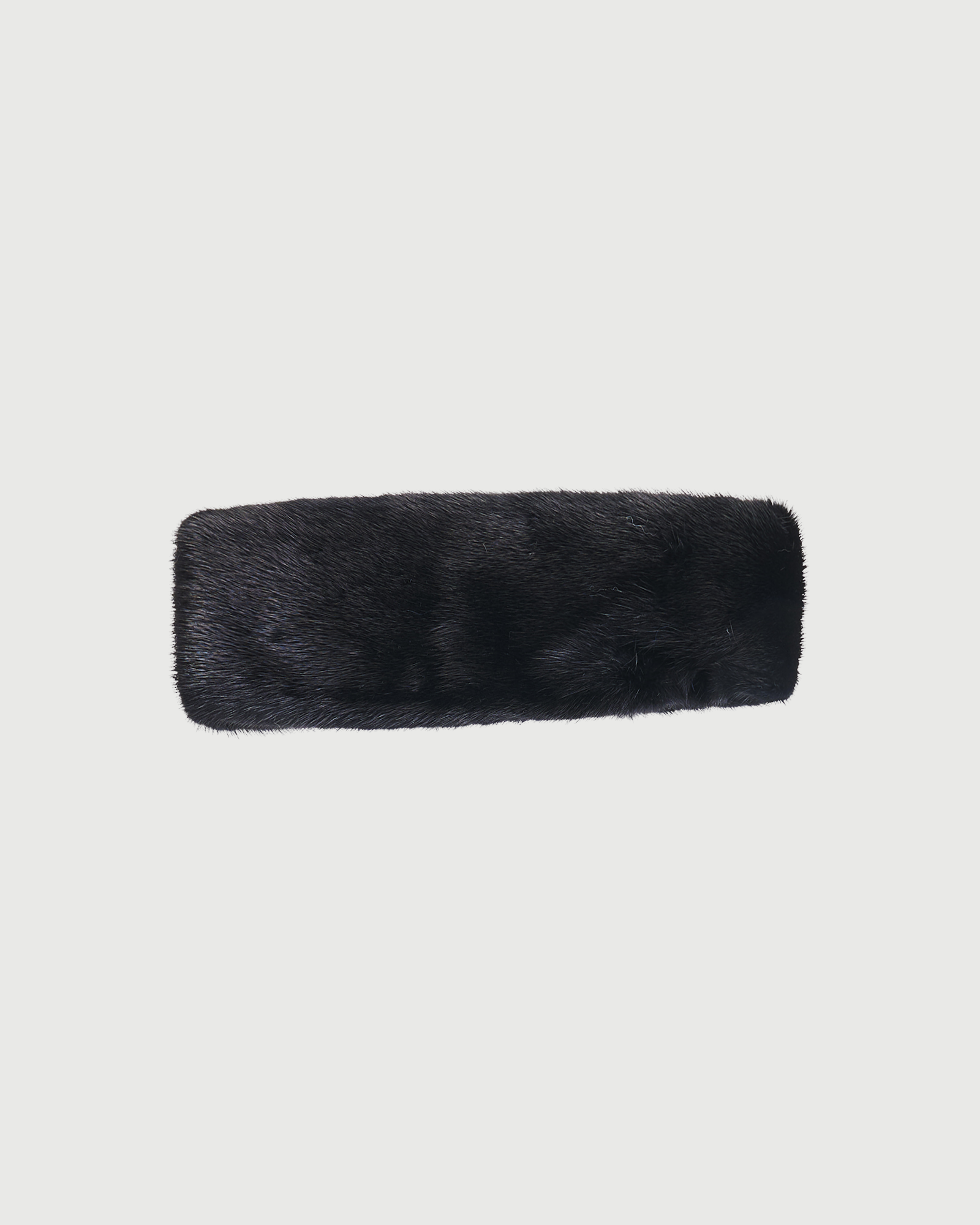 Bandeau en fourrure de vison et cuir- Yves Salomon - Nouvelle collection Automne Hiver