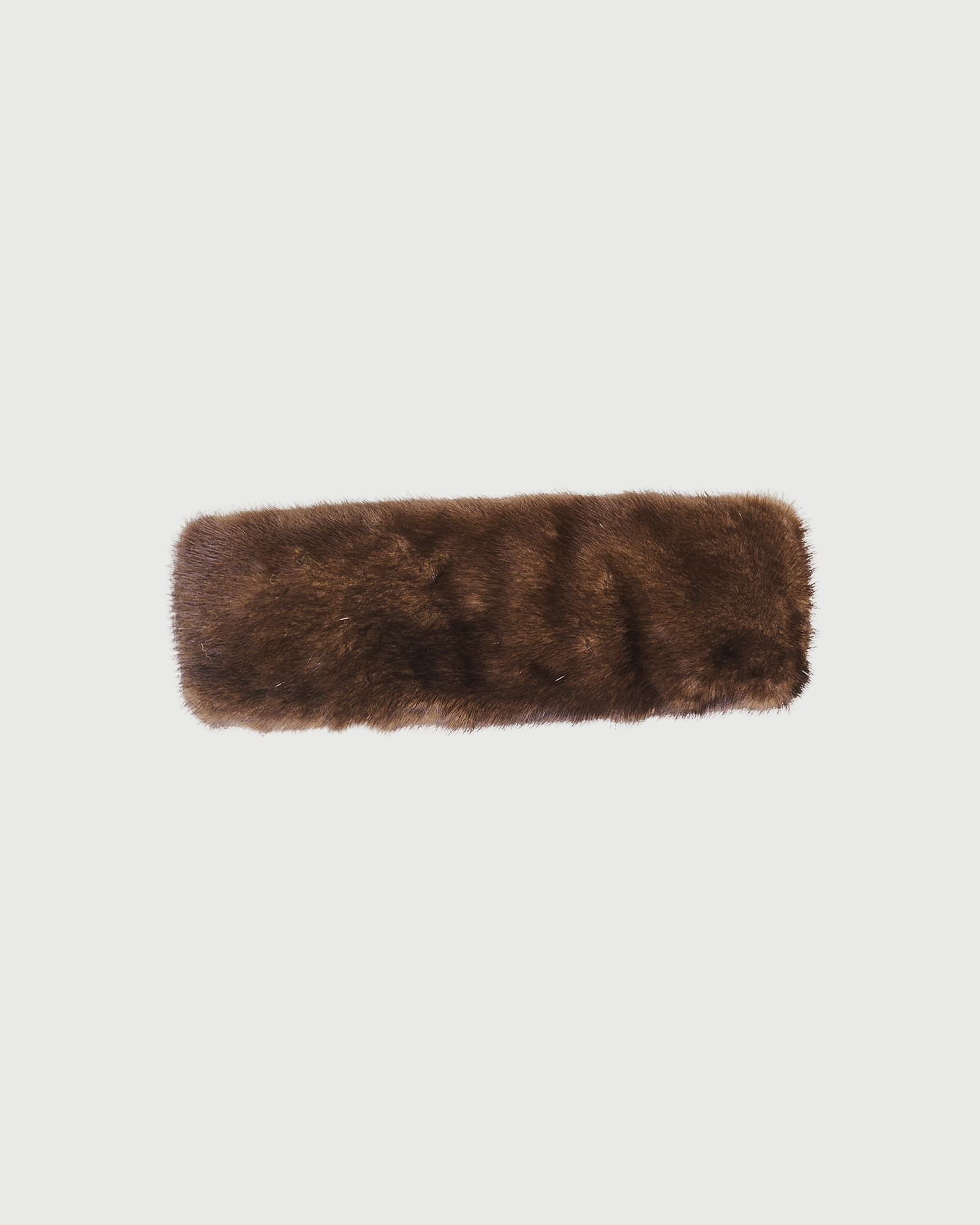 Bandeau en fourrure de vison et cuir- Yves Salomon - Nouvelle collection Automne Hiver