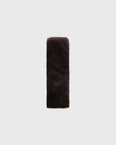 Mink fur and leather headband