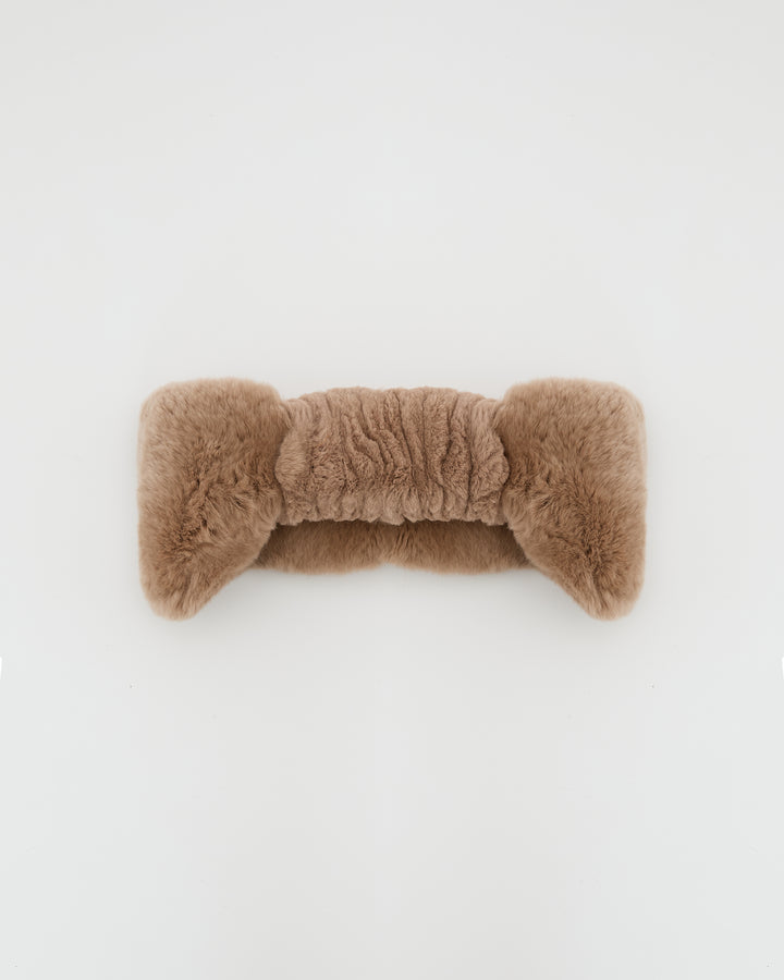 Rex rabbit fur headband