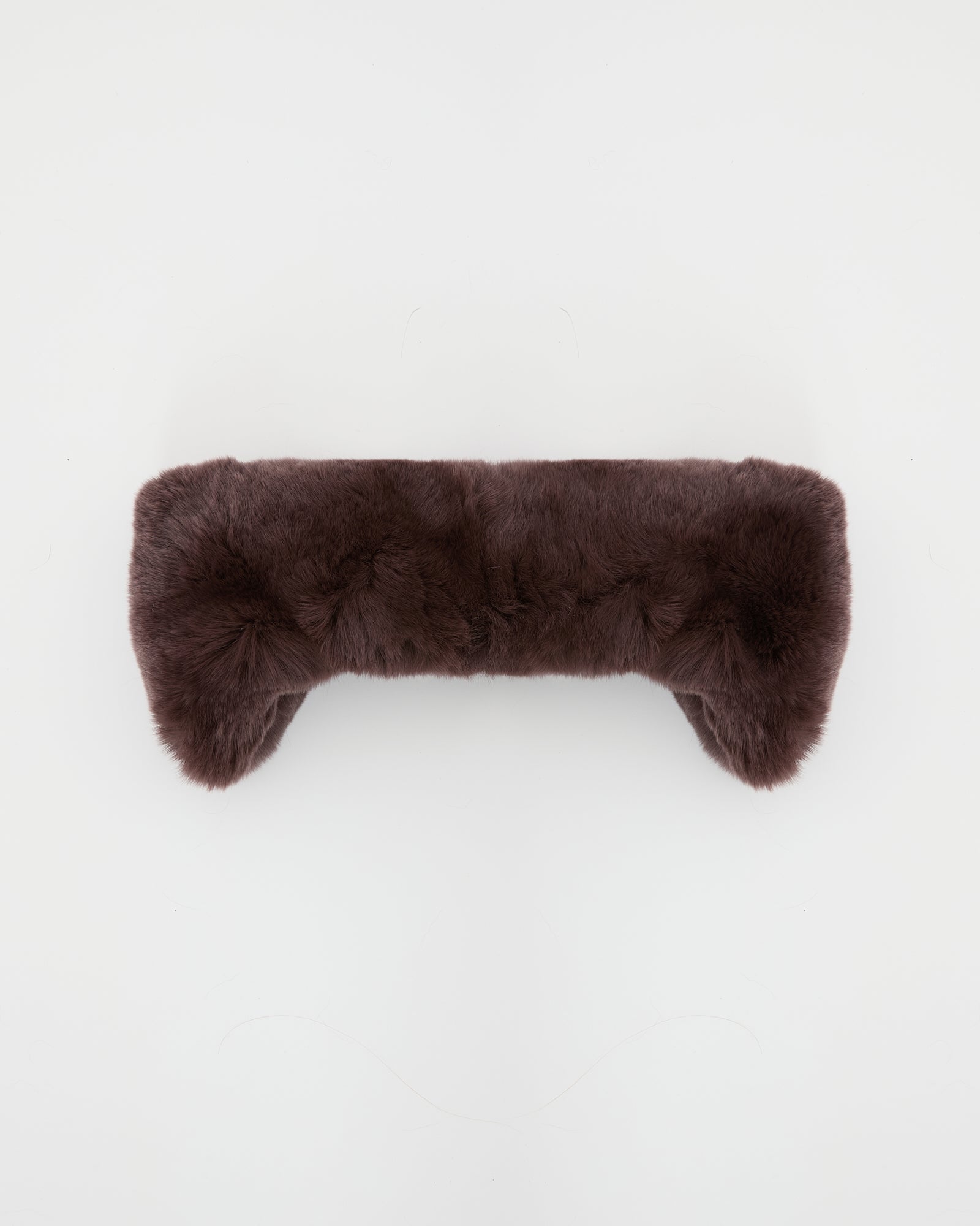 Bandeau en fourure de lapin rex -Yves Salomon