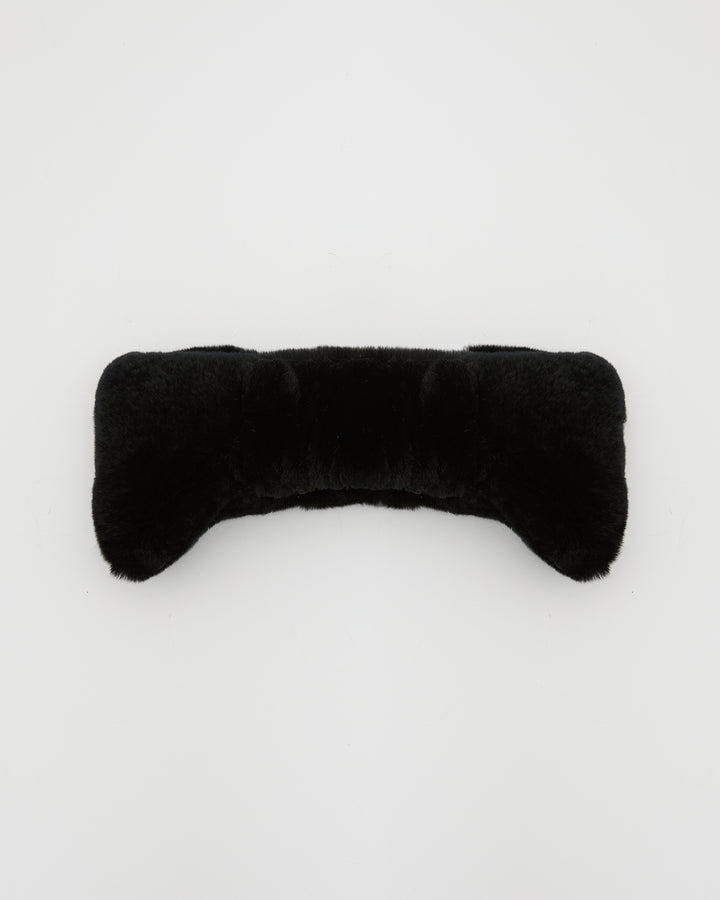 Rex rabbit fur headband