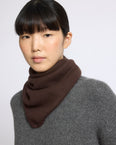 Bandana en maille 100% cachemire