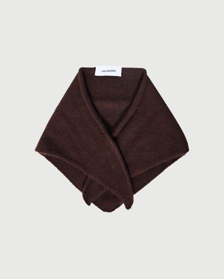Bandana en maille 100% cachemire- Yves Salomon - Nouvelle collection Automne Hiver