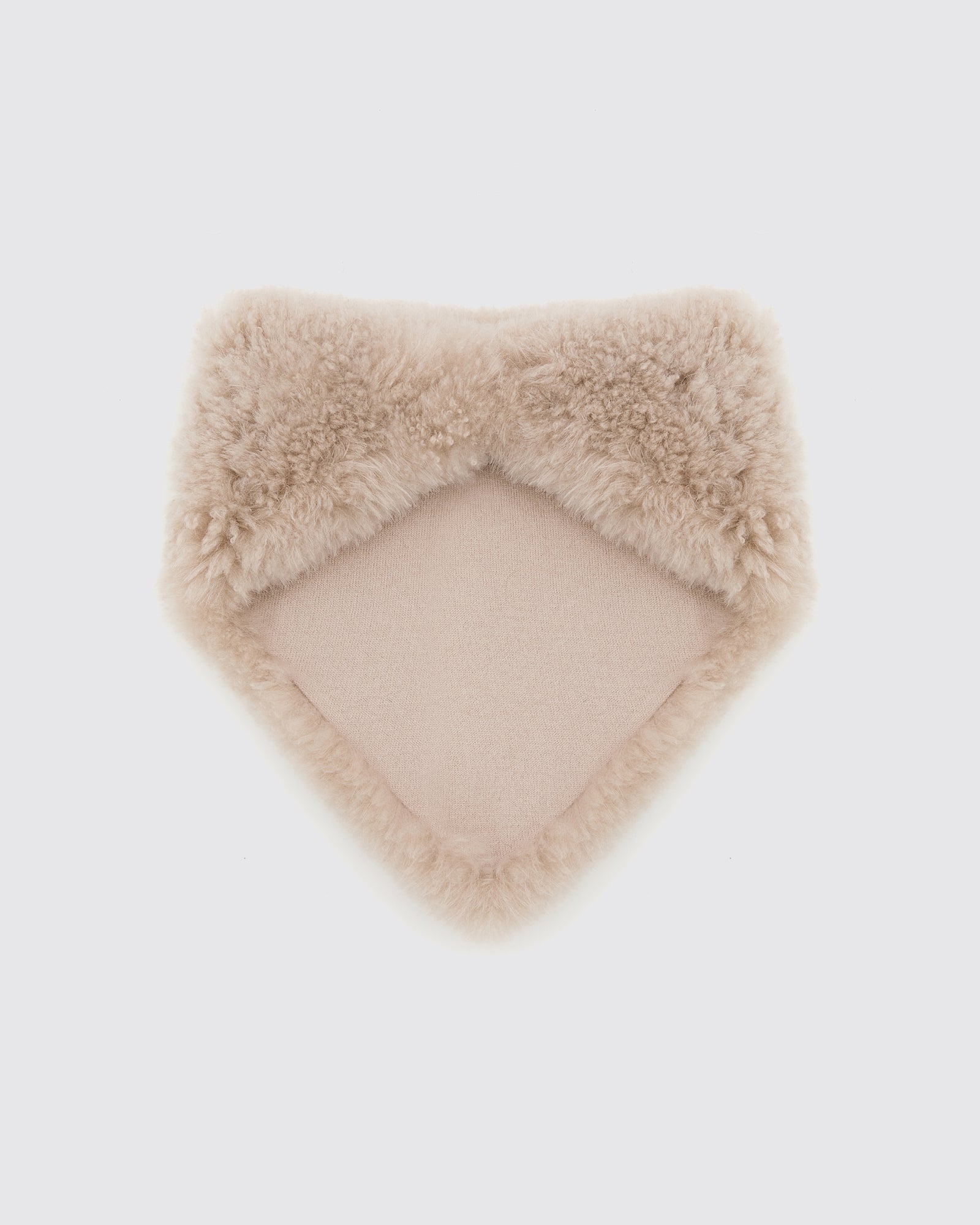 Cashmere lambskin shearling ushanka - Beige - Yves Salomon