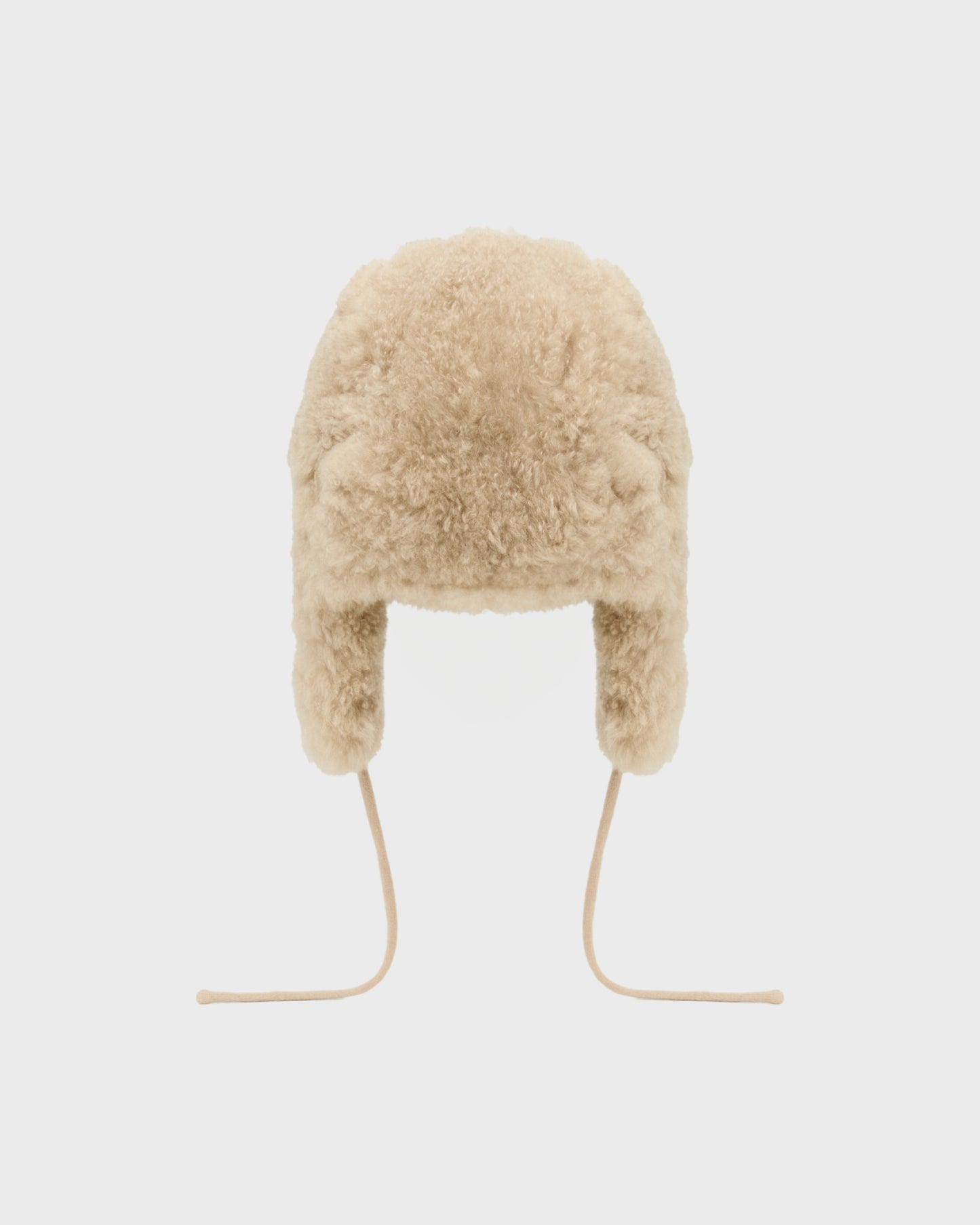 Cashmere lambskin shearling ushanka