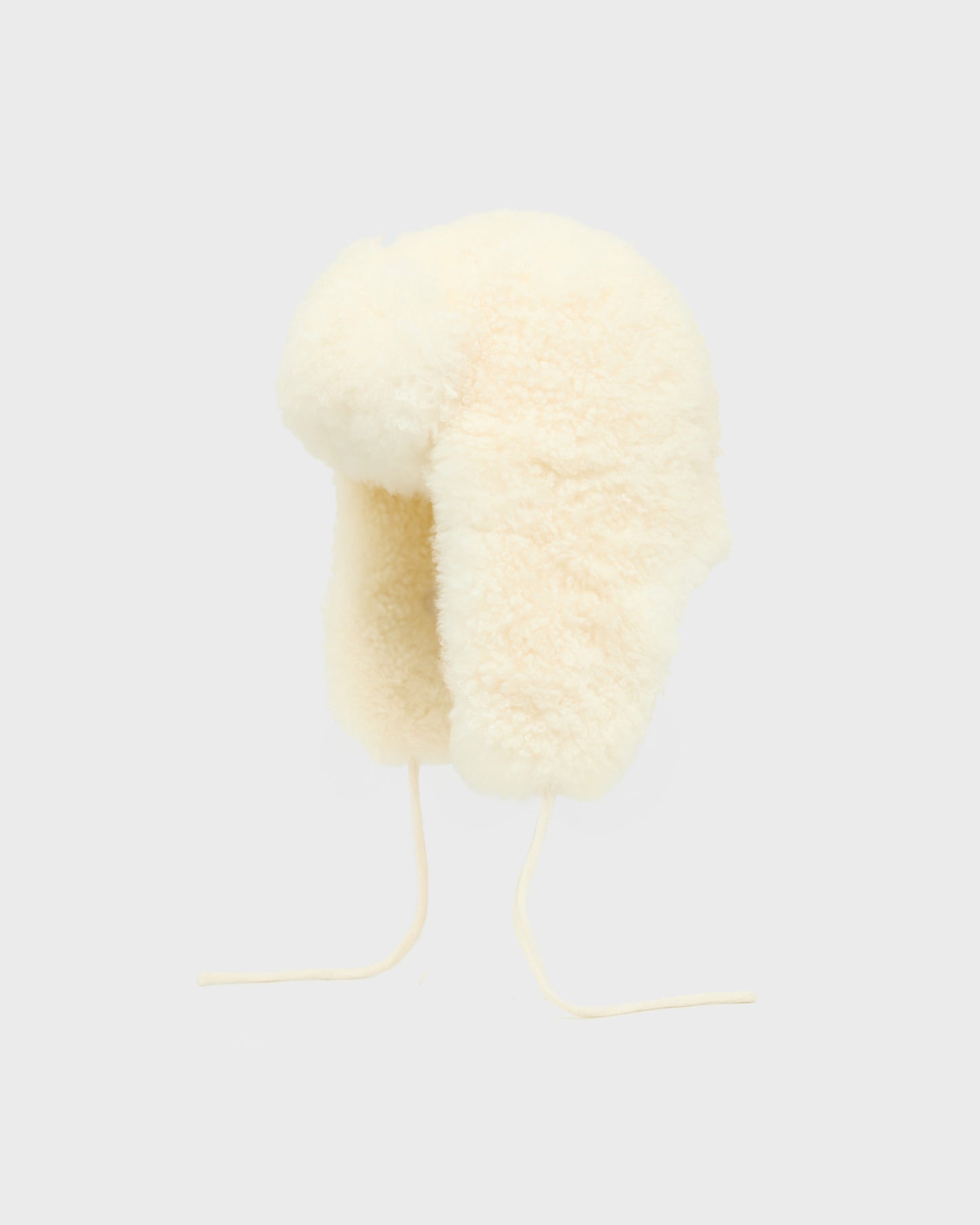 Cashmere lambskin shearling ushanka