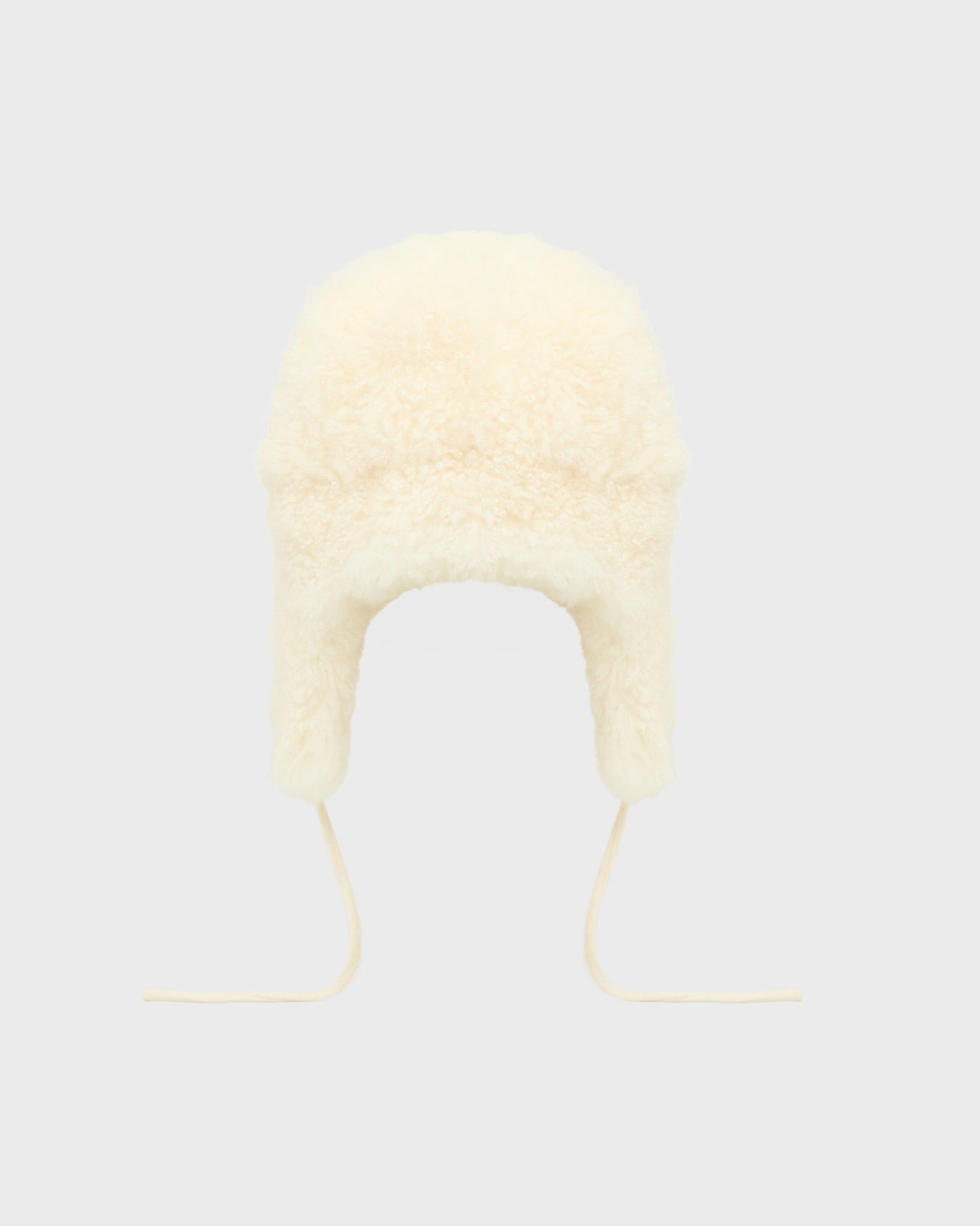 Cashmere lambskin shearling ushanka