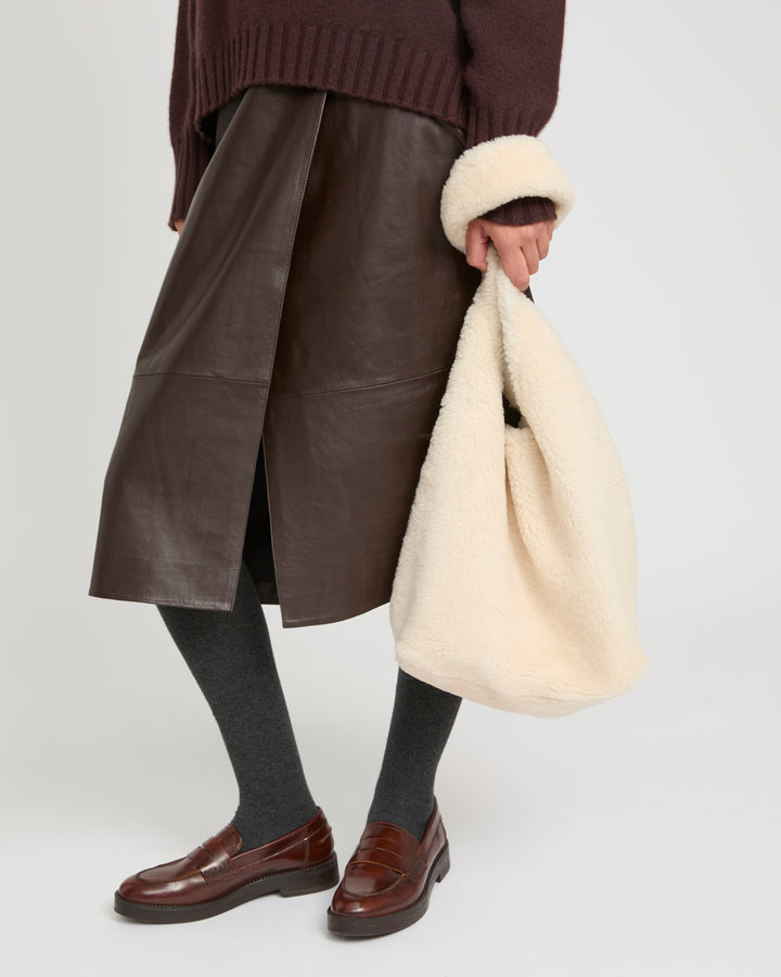 Curly Merino lambskin shearling bag