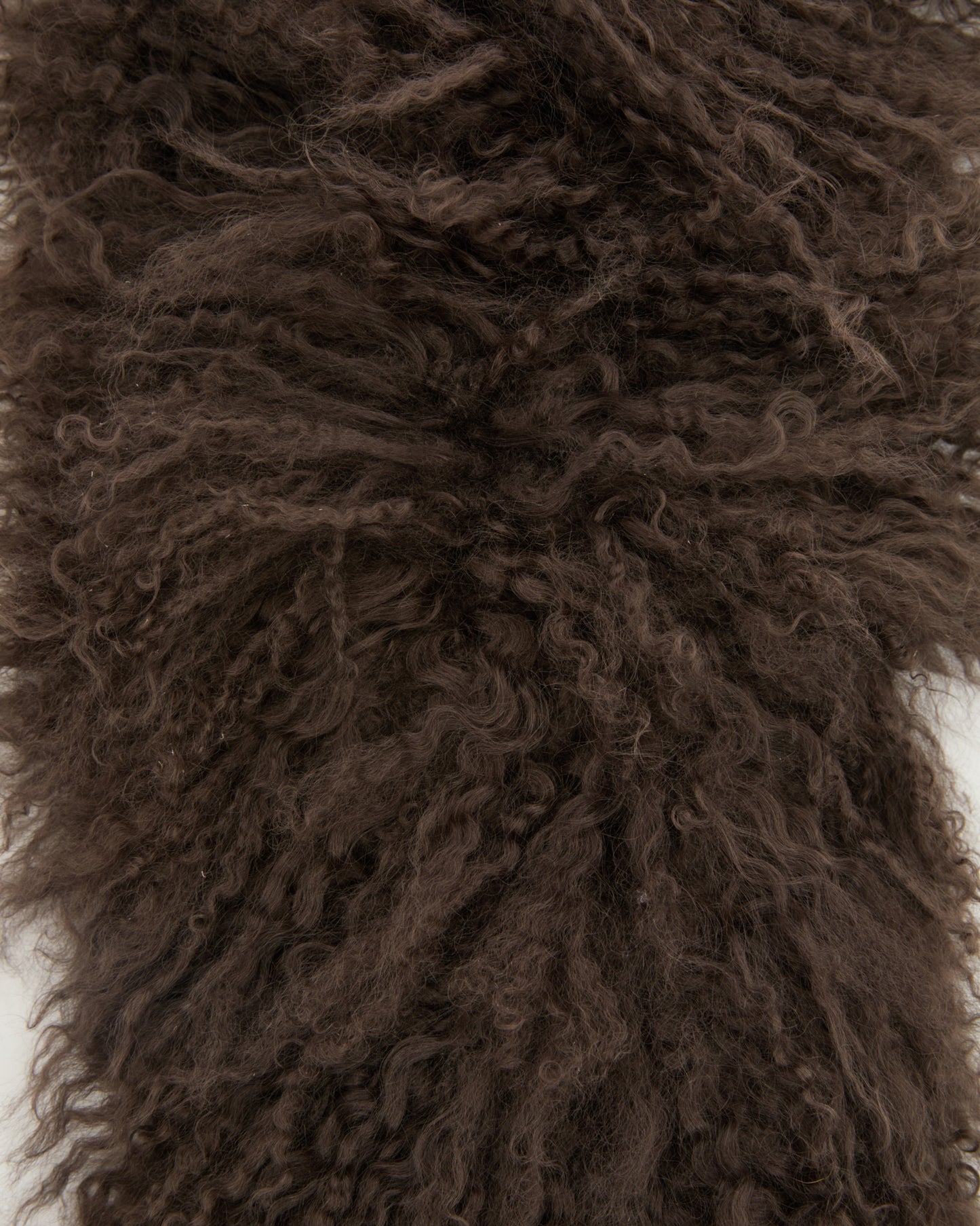 Echarpe en agneau long poil -Yves Salomon