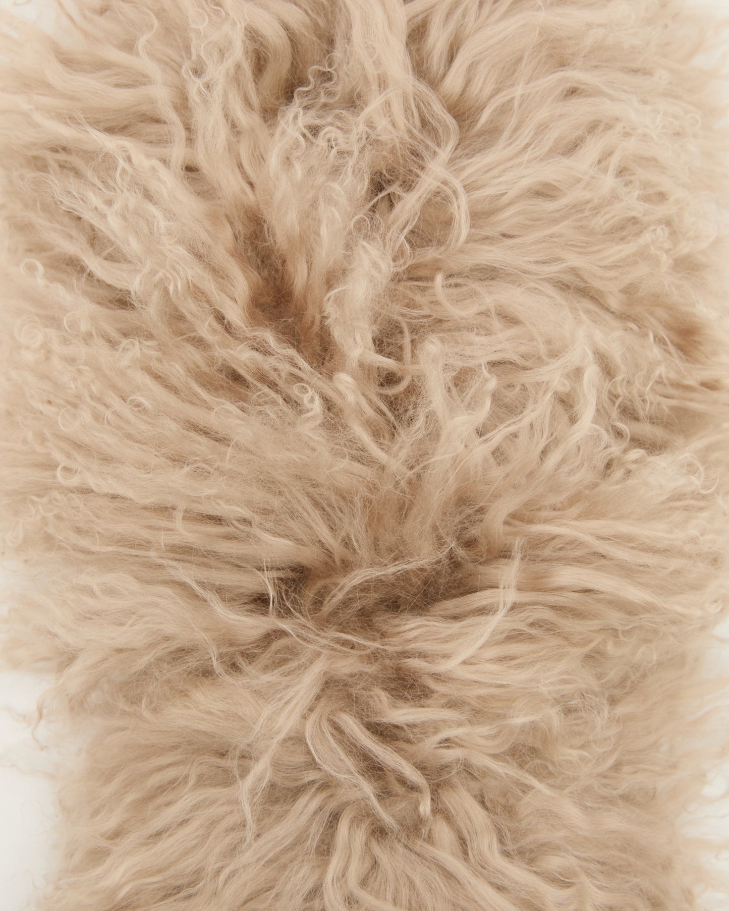 Mongolian shearling scarf