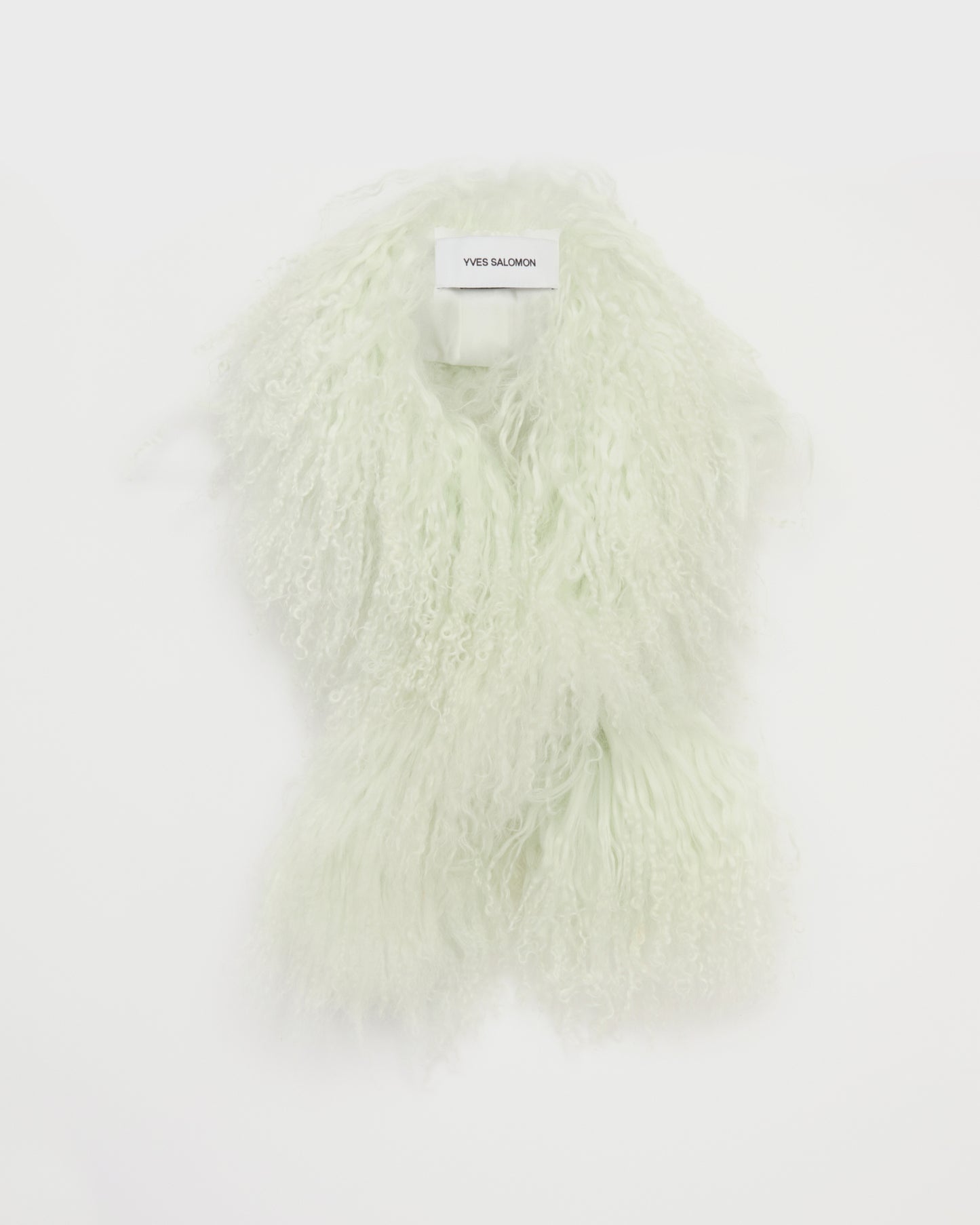 Mongolian shearling scarf