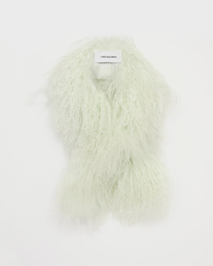 Mongolian shearling scarf