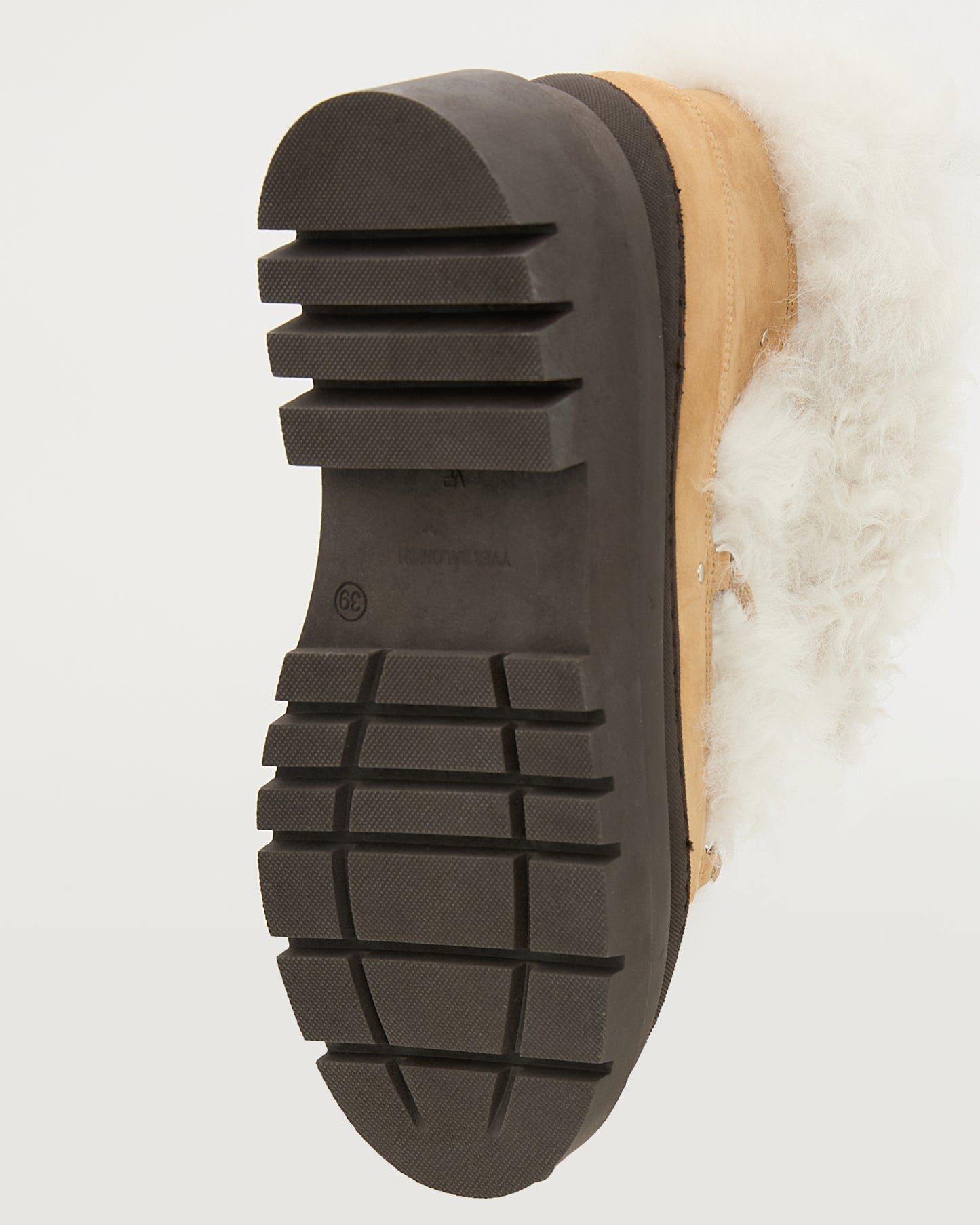Bottes en peau lainée d'agneau Mérinos -Yves Salomon