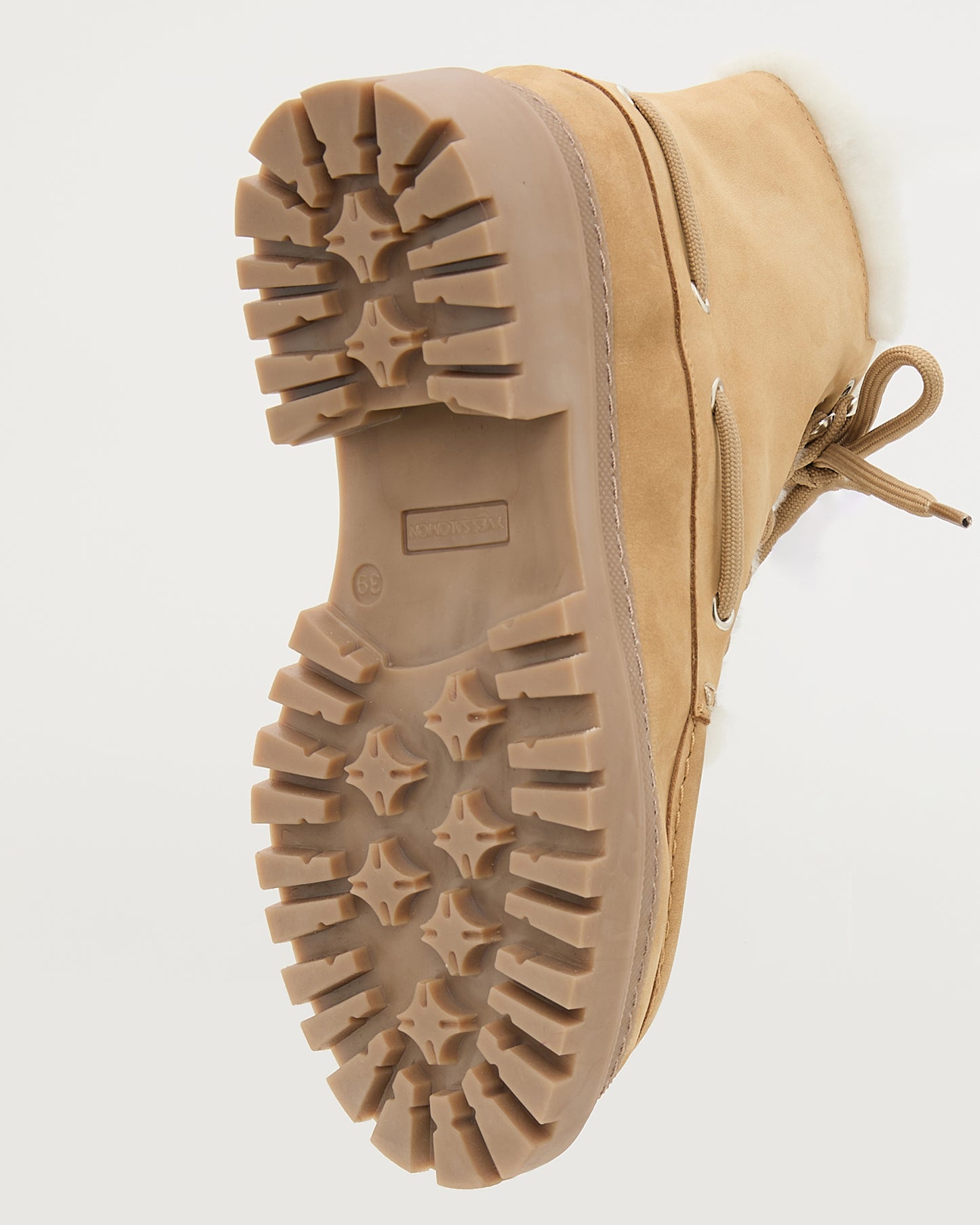 Bottes en peau lainée d'agneau Mérinillo -Yves Salomon