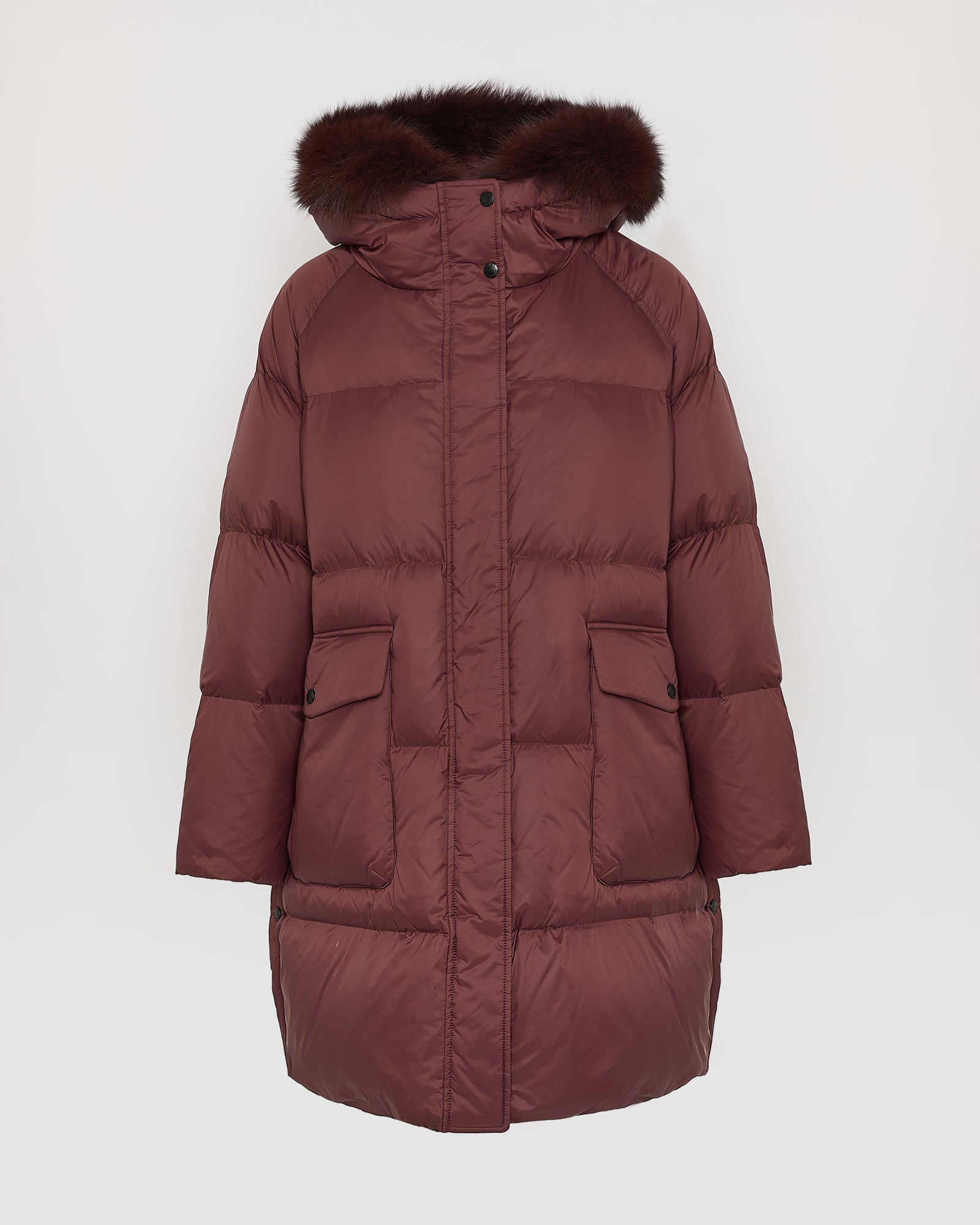 ウィンターセール - フォックスファー付きダウンジャケット